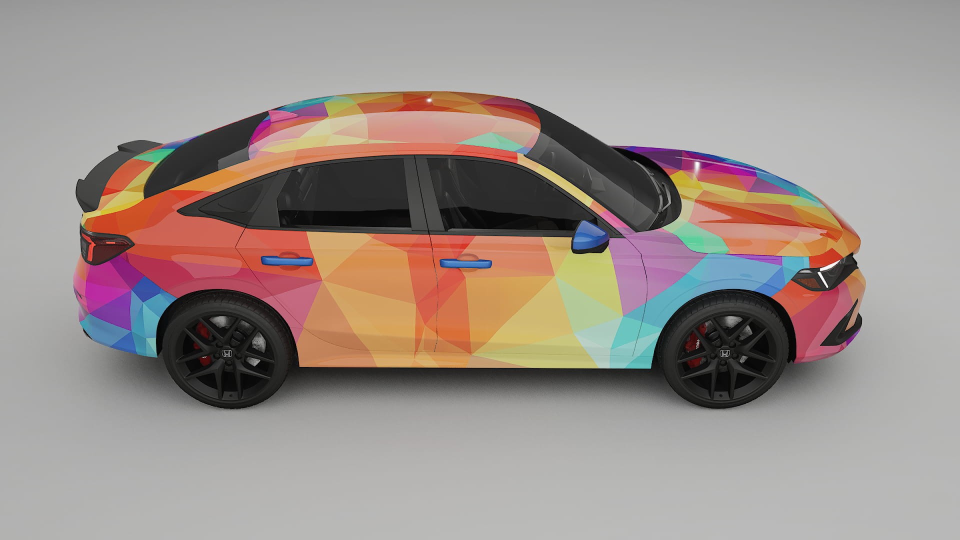 Honda Civic Si VECTOR VIBE Designed Wrap PPF Kit – Printable Polyurethane Film