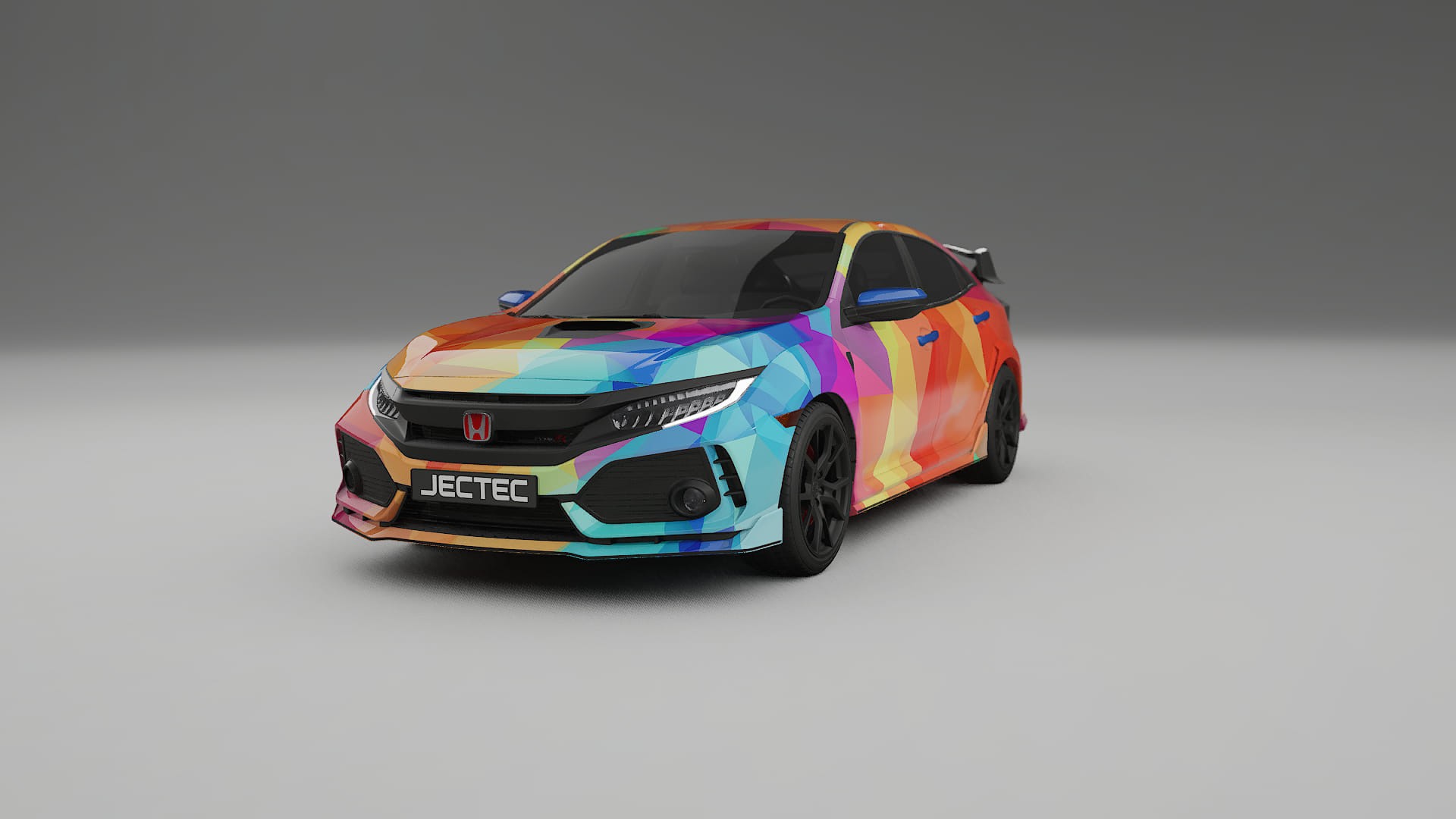 Honda Civic Type-R VECTOR VIBE Designed Wrap PPF Kit – Printable Polyurethane Film