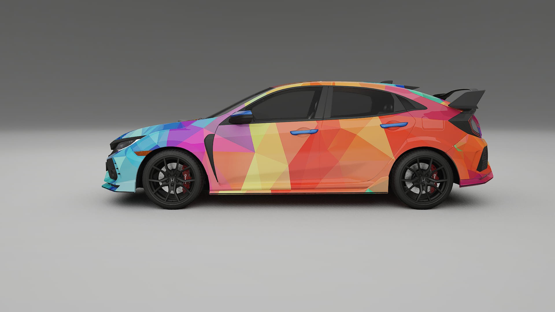 Honda Civic Type-R VECTOR VIBE Designed Wrap PPF Kit – Printable Polyurethane Film