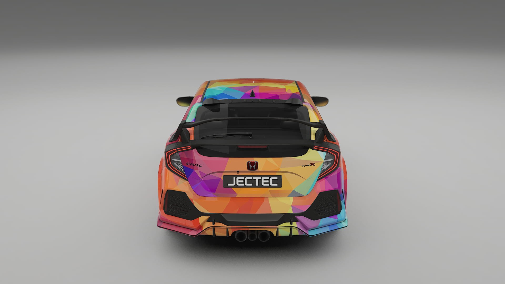 Honda Civic Type-R VECTOR VIBE Designed Wrap PPF Kit – Printable Polyurethane Film