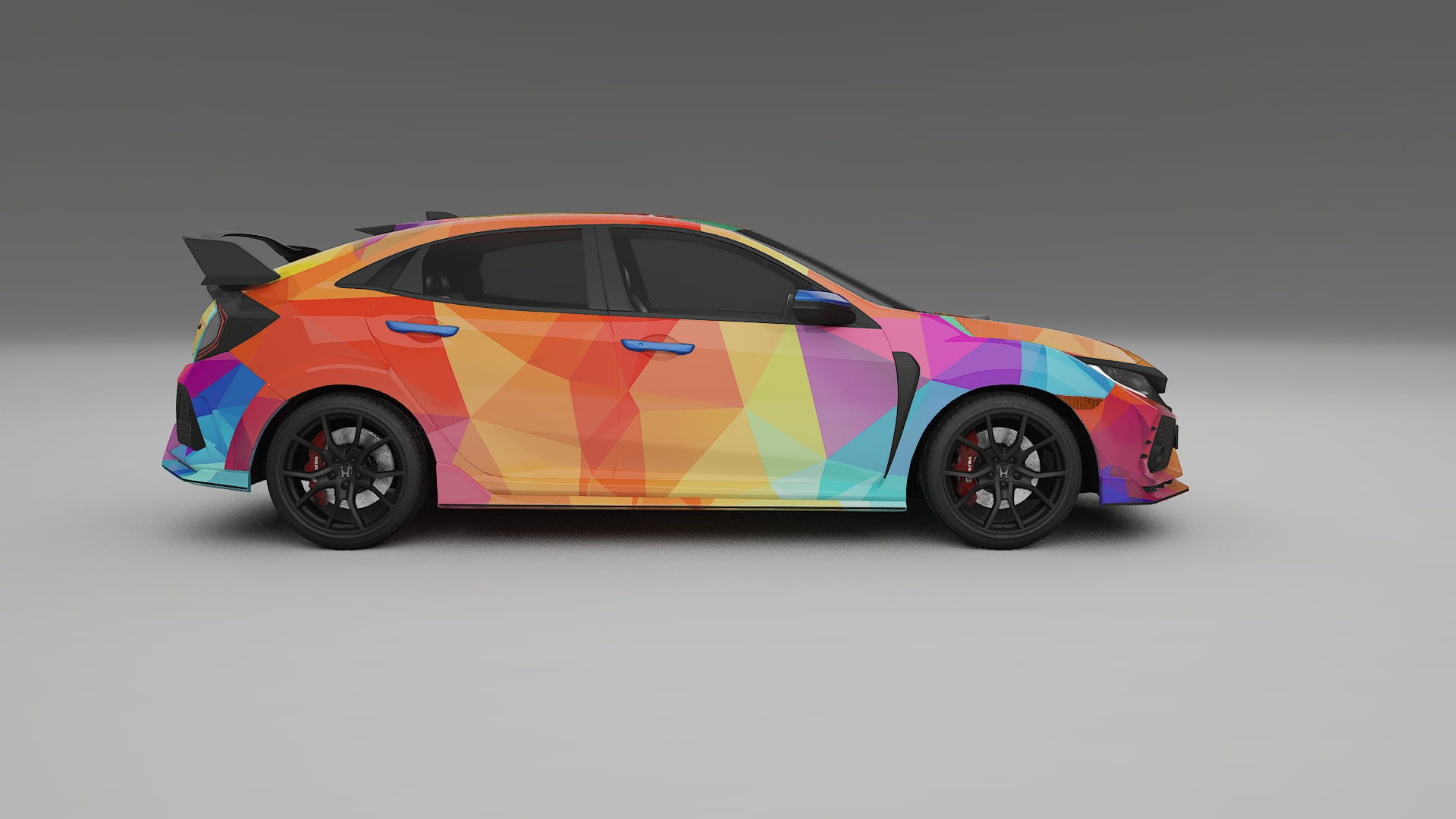 Honda Civic Type-R VECTOR VIBE Designed Wrap PPF Kit – Printable Polyurethane Film