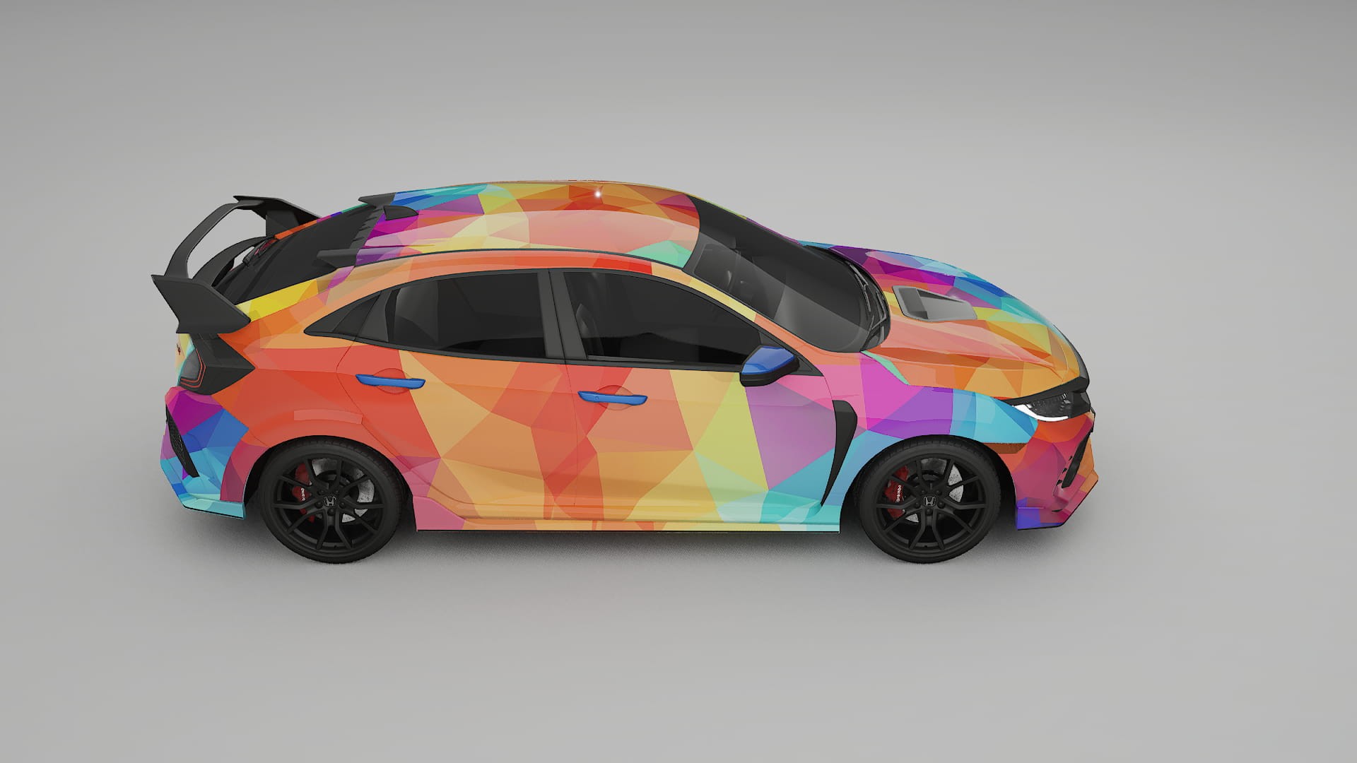 Honda Civic Type-R VECTOR VIBE Designed Wrap PPF Kit – Printable Polyurethane Film