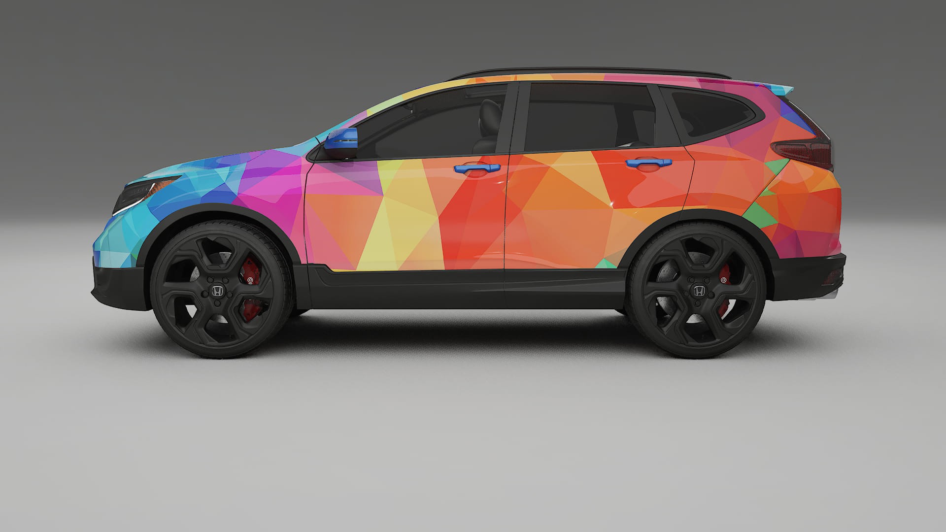 Honda CRV Touring prefacelift pre-LCI VECTOR VIBE Designed Wrap PPF Kit – Printable Polyurethane Film