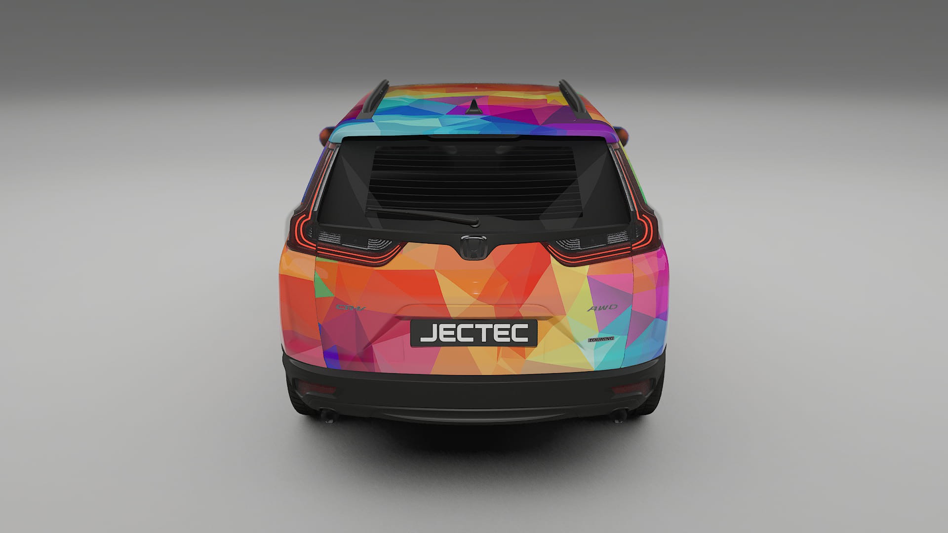 Honda CRV Touring prefacelift pre-LCI VECTOR VIBE Designed Wrap PPF Kit – Printable Polyurethane Film