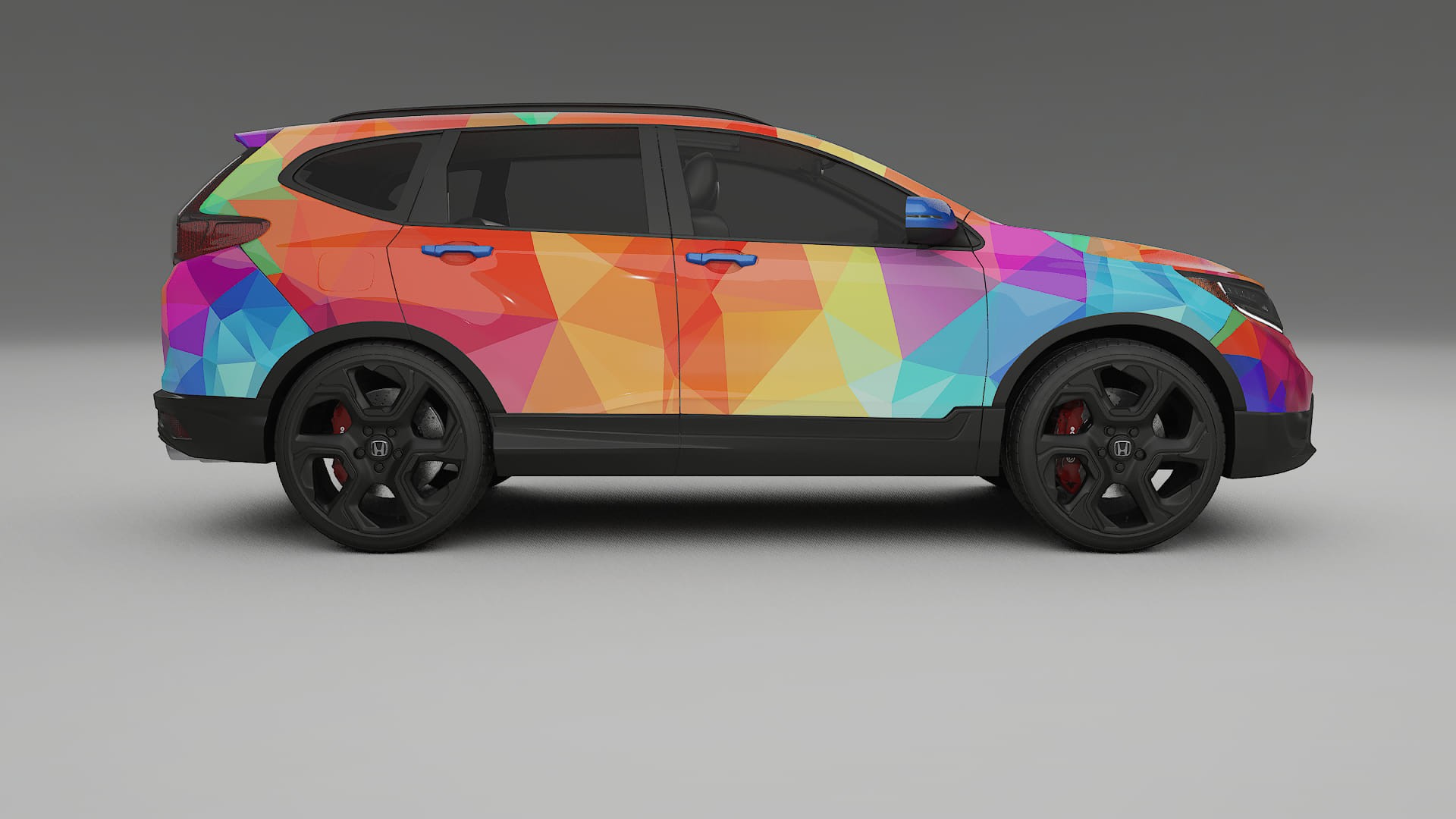 Honda CRV Touring prefacelift pre-LCI VECTOR VIBE Designed Wrap PPF Kit – Printable Polyurethane Film