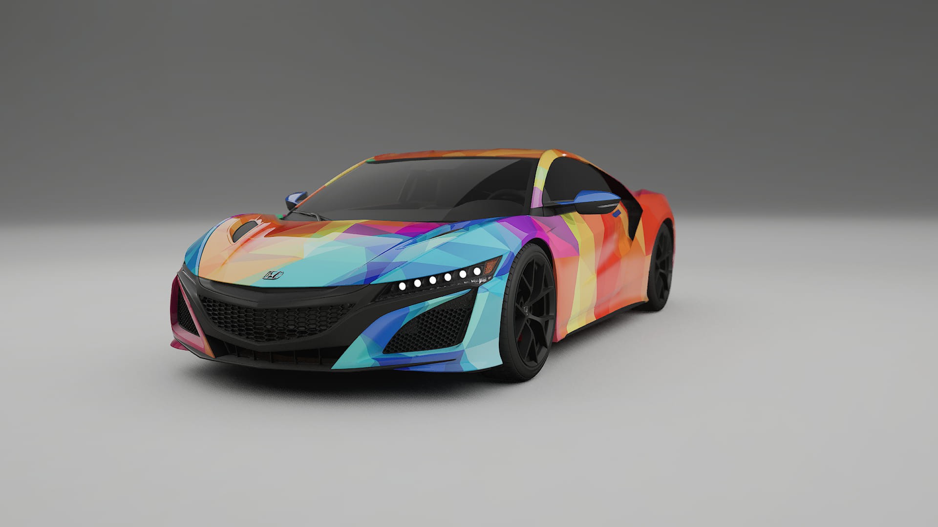 Honda NSX prefacelift pre-LCI VECTOR VIBE Designed Wrap PPF Kit – Printable Polyurethane Film