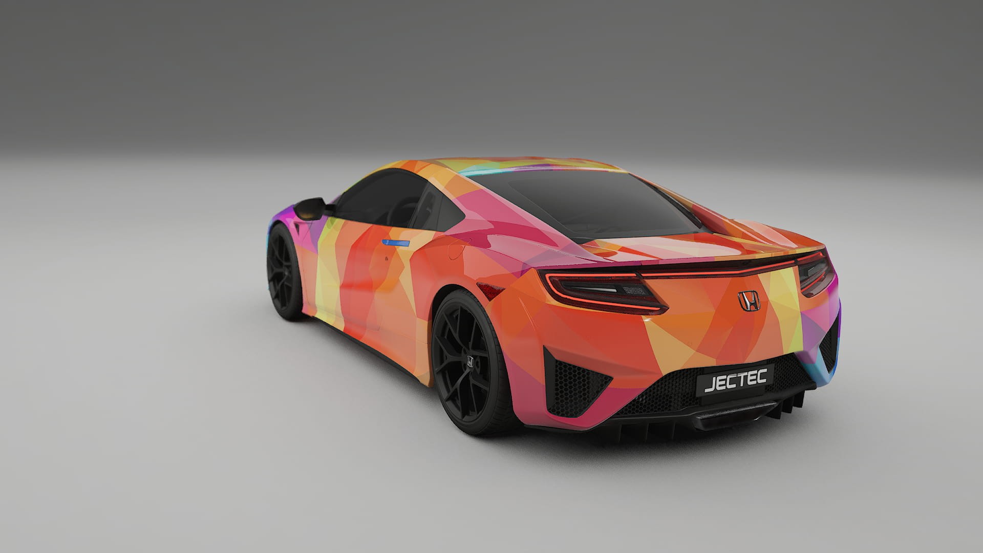 Honda NSX prefacelift pre-LCI VECTOR VIBE Designed Wrap PPF Kit – Printable Polyurethane Film
