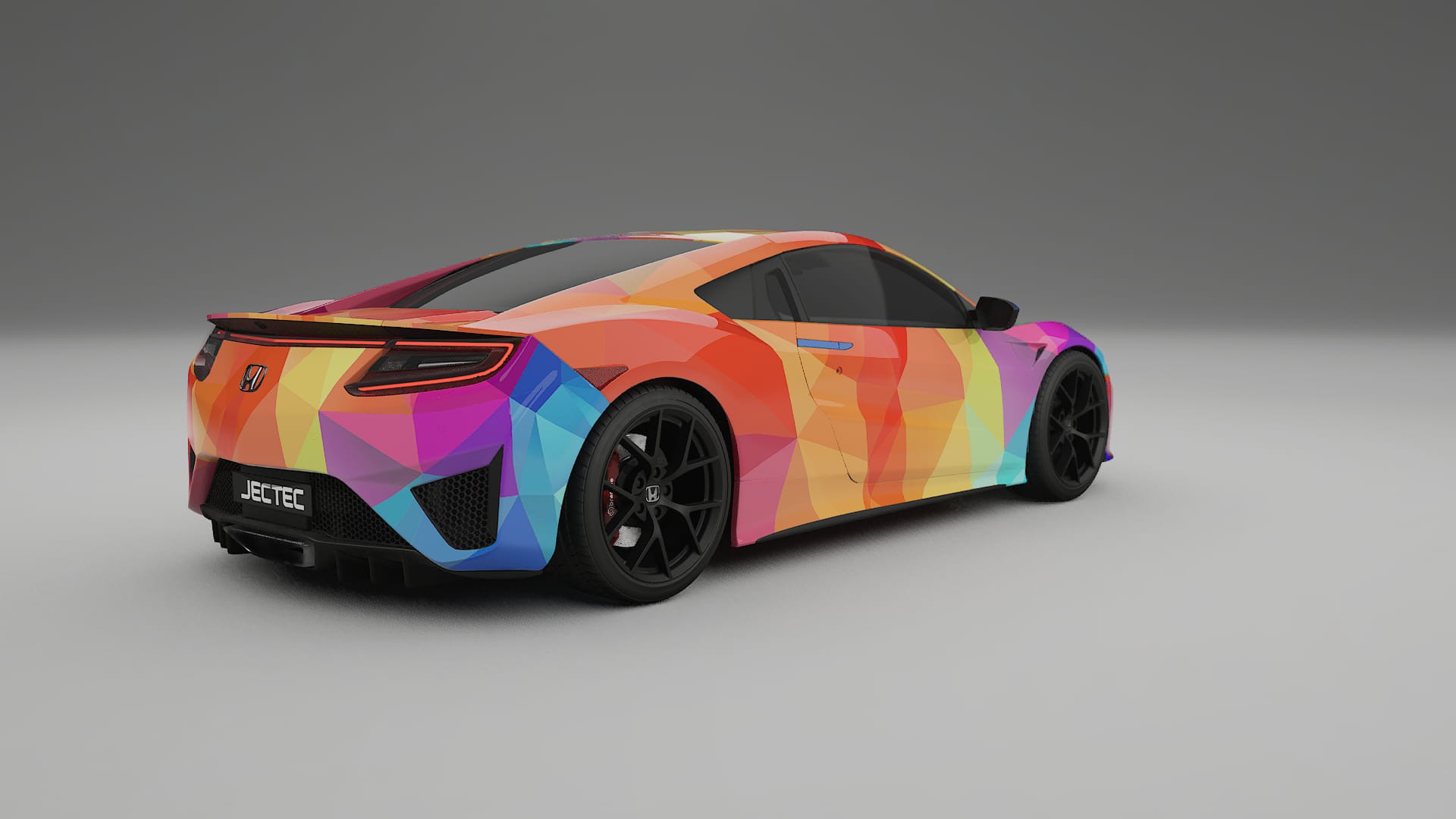 Honda NSX prefacelift pre-LCI VECTOR VIBE Designed Wrap PPF Kit – Printable Polyurethane Film