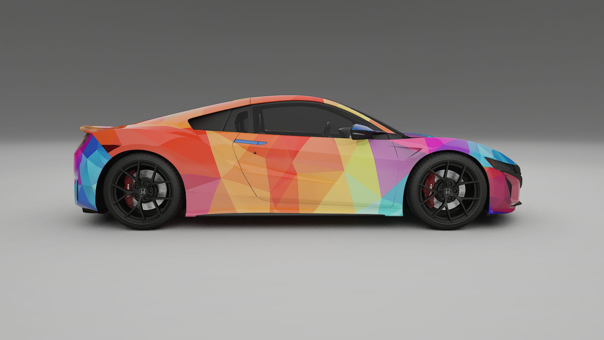 Honda NSX prefacelift pre-LCI VECTOR VIBE Designed Wrap PPF Kit – Printable Polyurethane Film