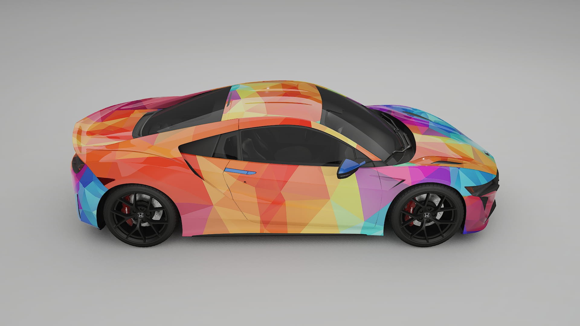 Honda NSX prefacelift pre-LCI VECTOR VIBE Designed Wrap PPF Kit – Printable Polyurethane Film