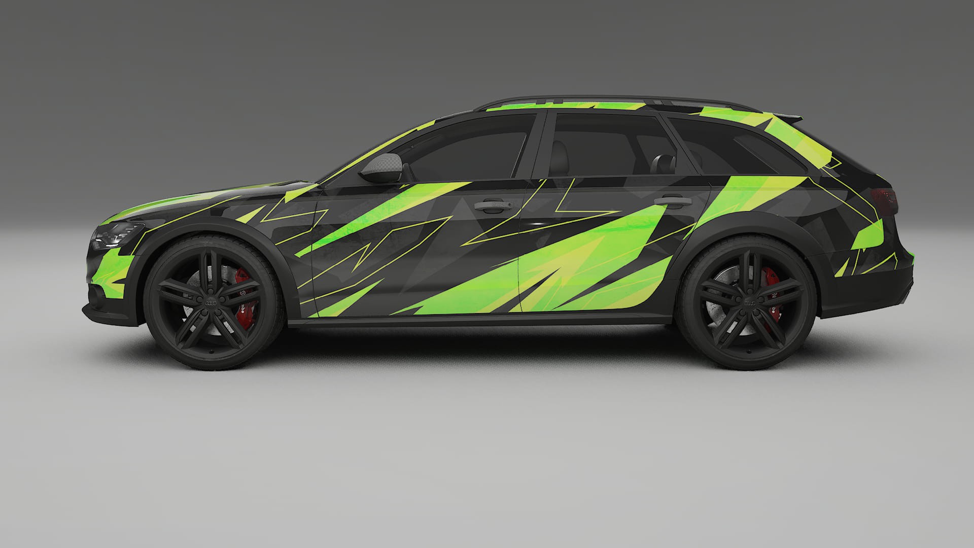 Audi A6 Allroad C7 prefacelift pre-LCI NINJA TURTLES Designed Wrap PPF Kit – Printable Polyurethane Film