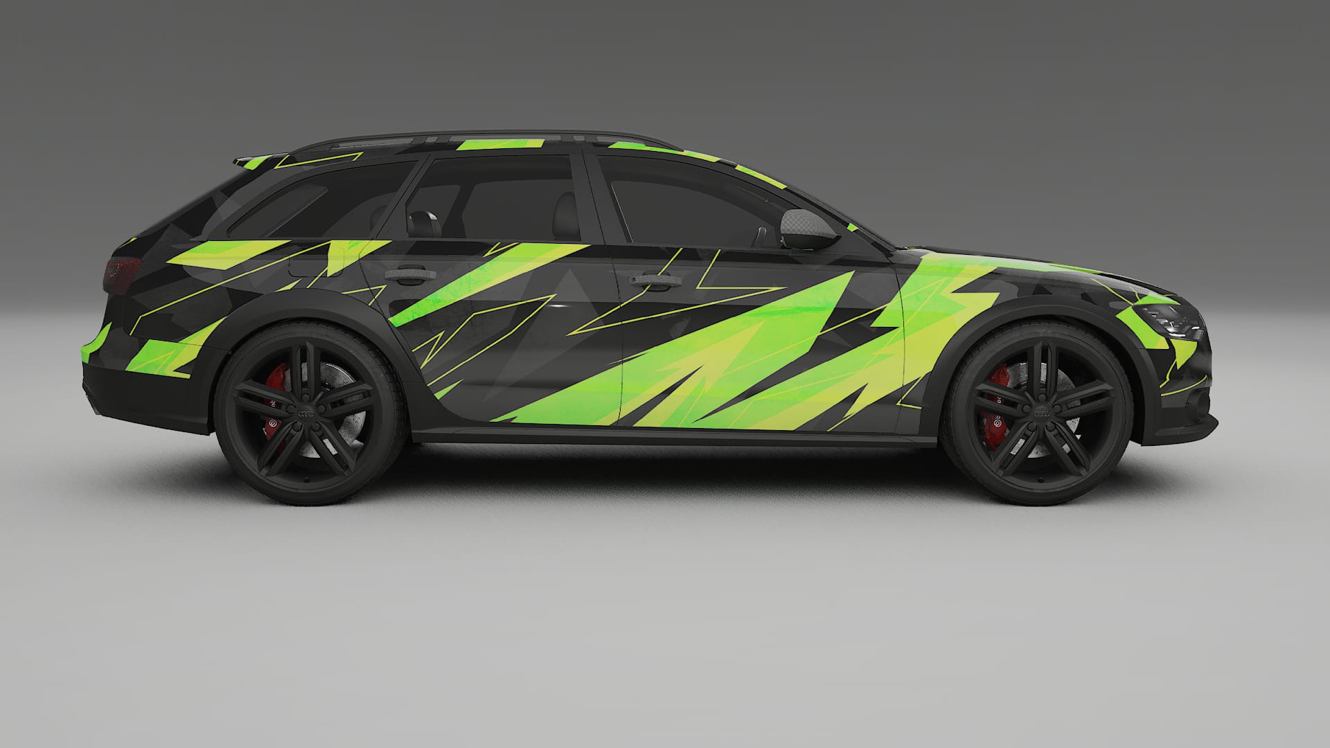 Audi A6 Allroad C7 prefacelift pre-LCI NINJA TURTLES Designed Wrap PPF Kit – Printable Polyurethane Film