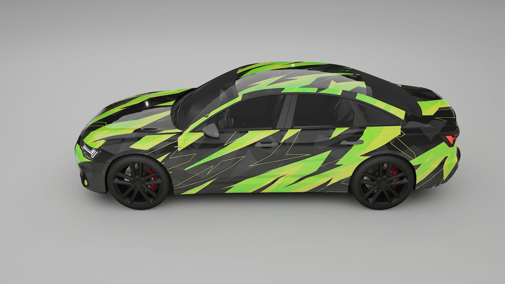 Audi A6 S-Line C8 NINJA TURTLES Designed Wrap PPF Kit – Printable Polyurethane Film
