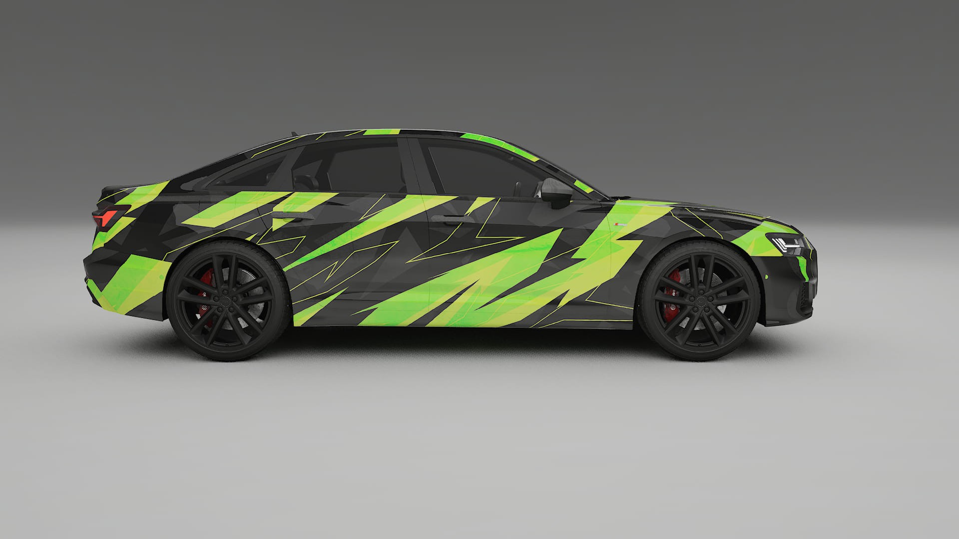 Audi A6 S-Line C8 NINJA TURTLES Designed Wrap PPF Kit – Printable Polyurethane Film