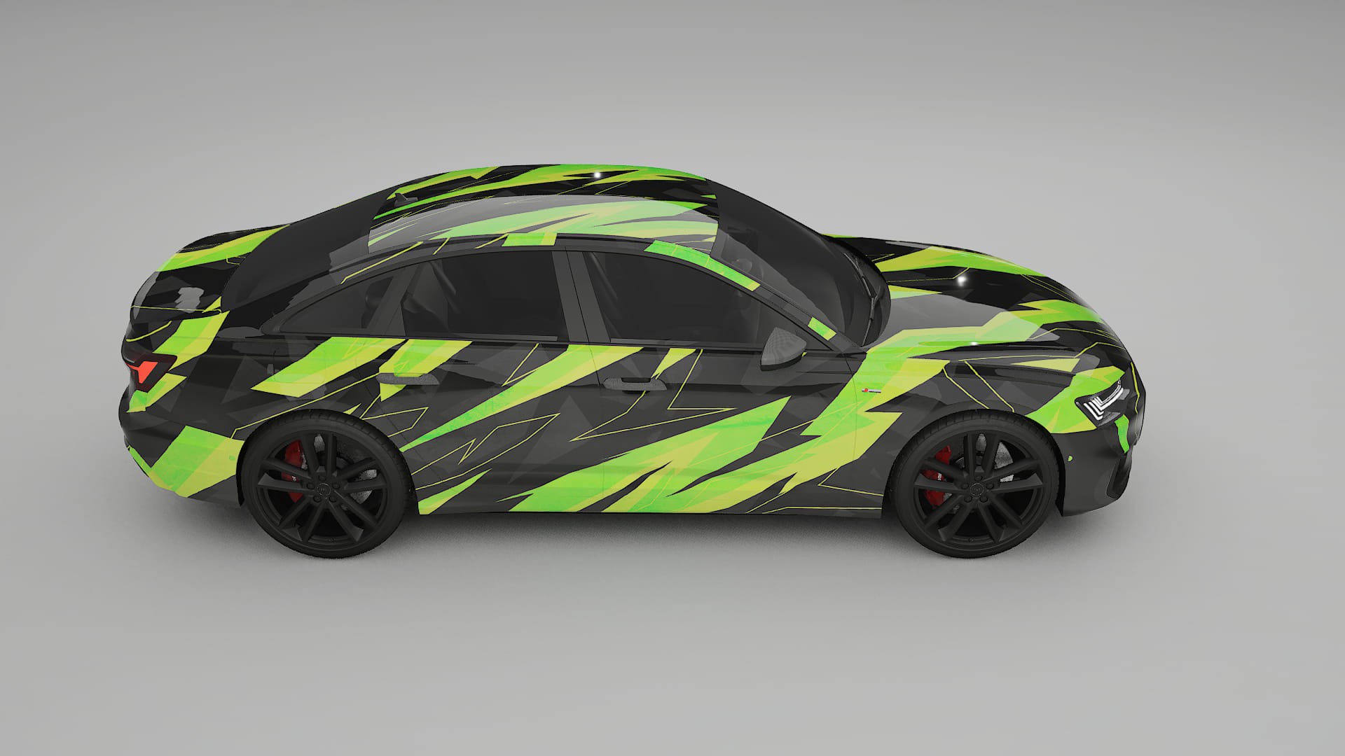 Audi A6 S-Line C8 NINJA TURTLES Designed Wrap PPF Kit – Printable Polyurethane Film