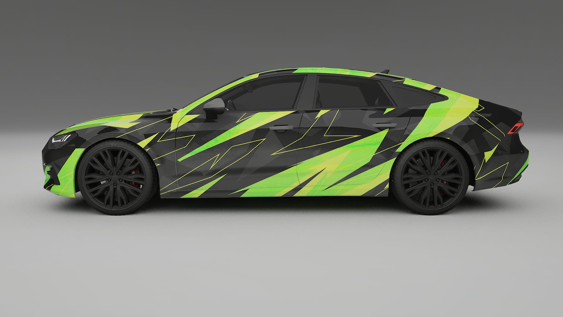 Audi A7 C8 Sportback prefacelift pre-LCI NINJA TURTLES Designed Wrap PPF Kit – Printable Polyurethane Film