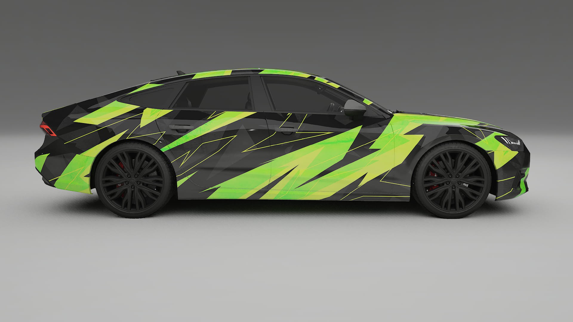 Audi A7 C8 Sportback prefacelift pre-LCI NINJA TURTLES Designed Wrap PPF Kit – Printable Polyurethane Film