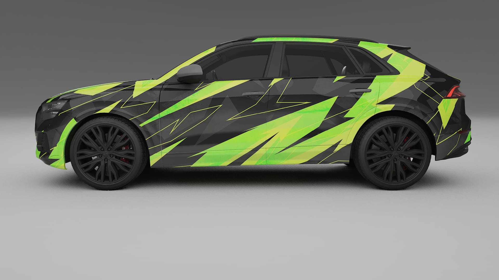 Audi Q8 F1 prefacelift pre-LCI NINJA TURTLES Designed Wrap PPF Kit – Printable Polyurethane Film