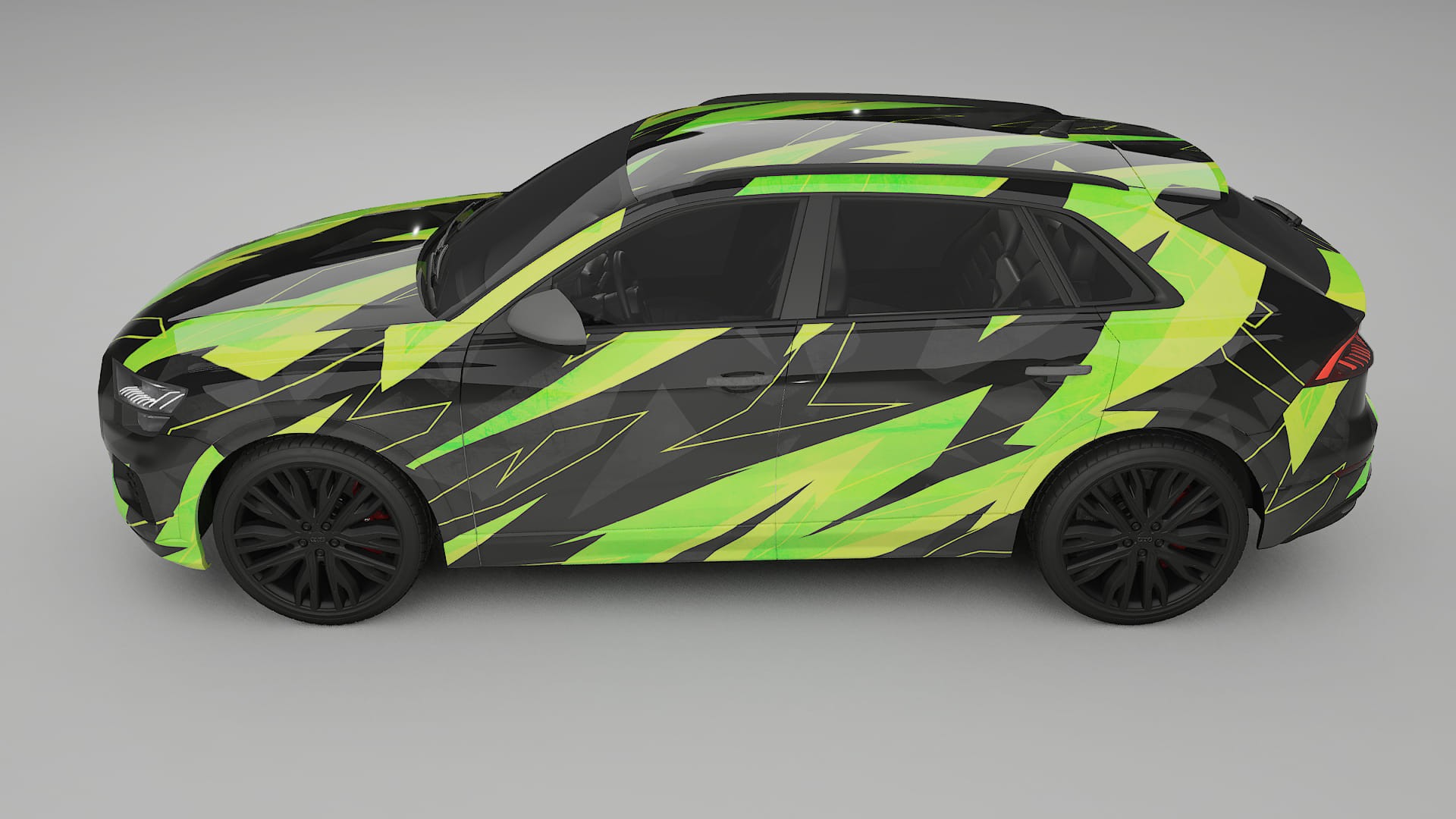 Audi Q8 F1 prefacelift pre-LCI NINJA TURTLES Designed Wrap PPF Kit – Printable Polyurethane Film