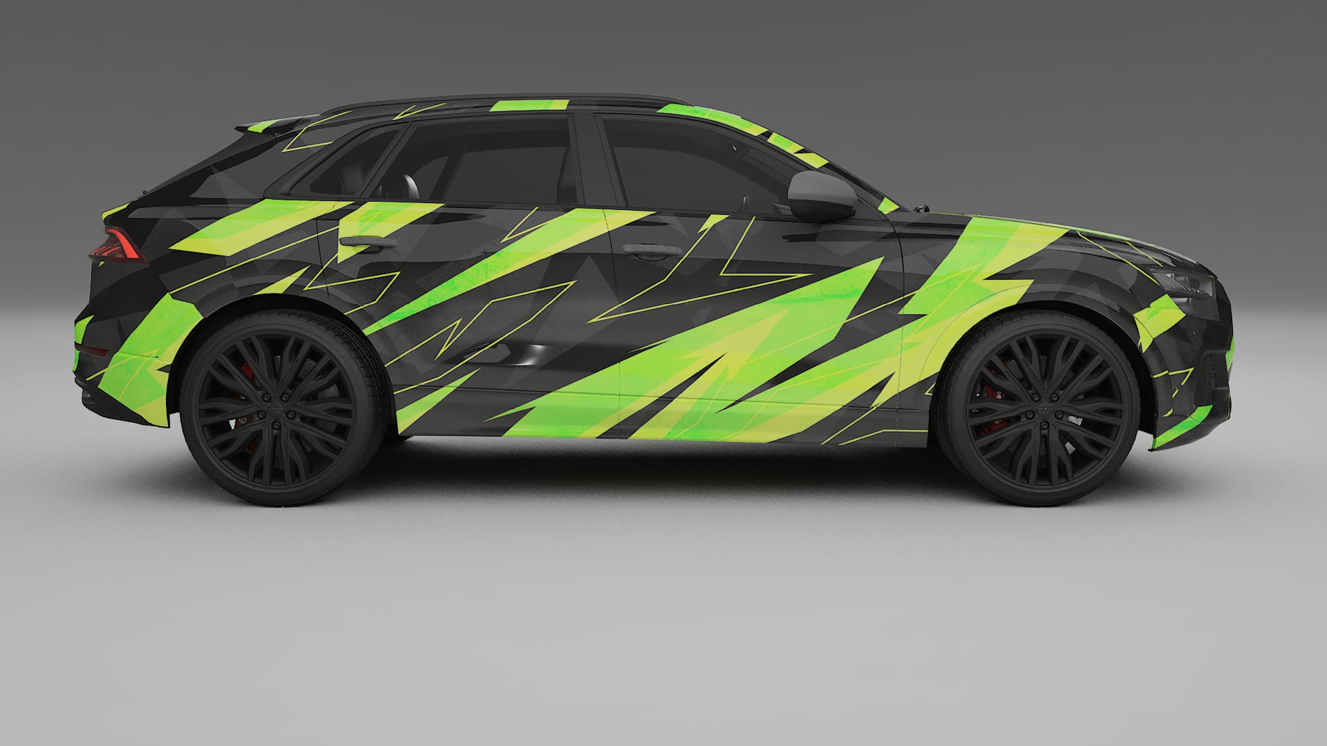 Audi Q8 F1 prefacelift pre-LCI NINJA TURTLES Designed Wrap PPF Kit – Printable Polyurethane Film