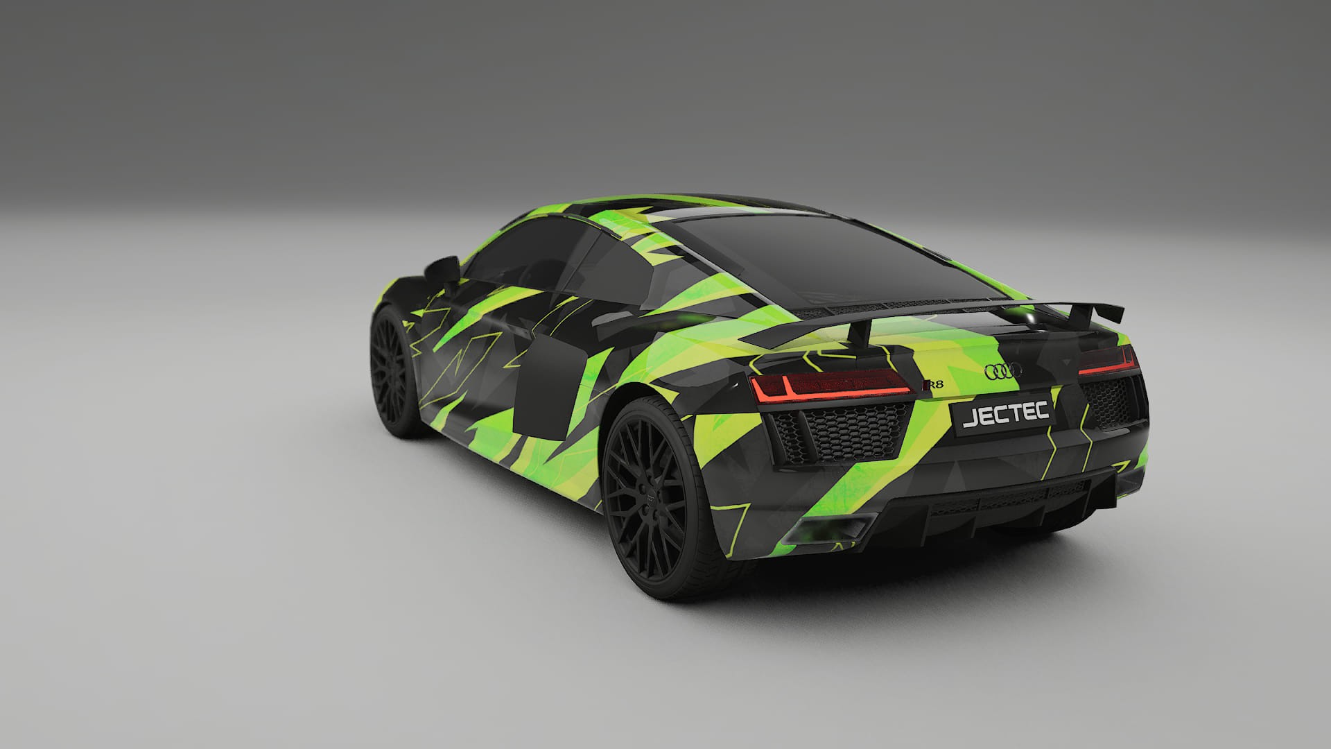 Audi R8 typ-4S prefacelift pre-LCI NINJA TURTLES Designed Wrap PPF Kit – Printable Polyurethane Film