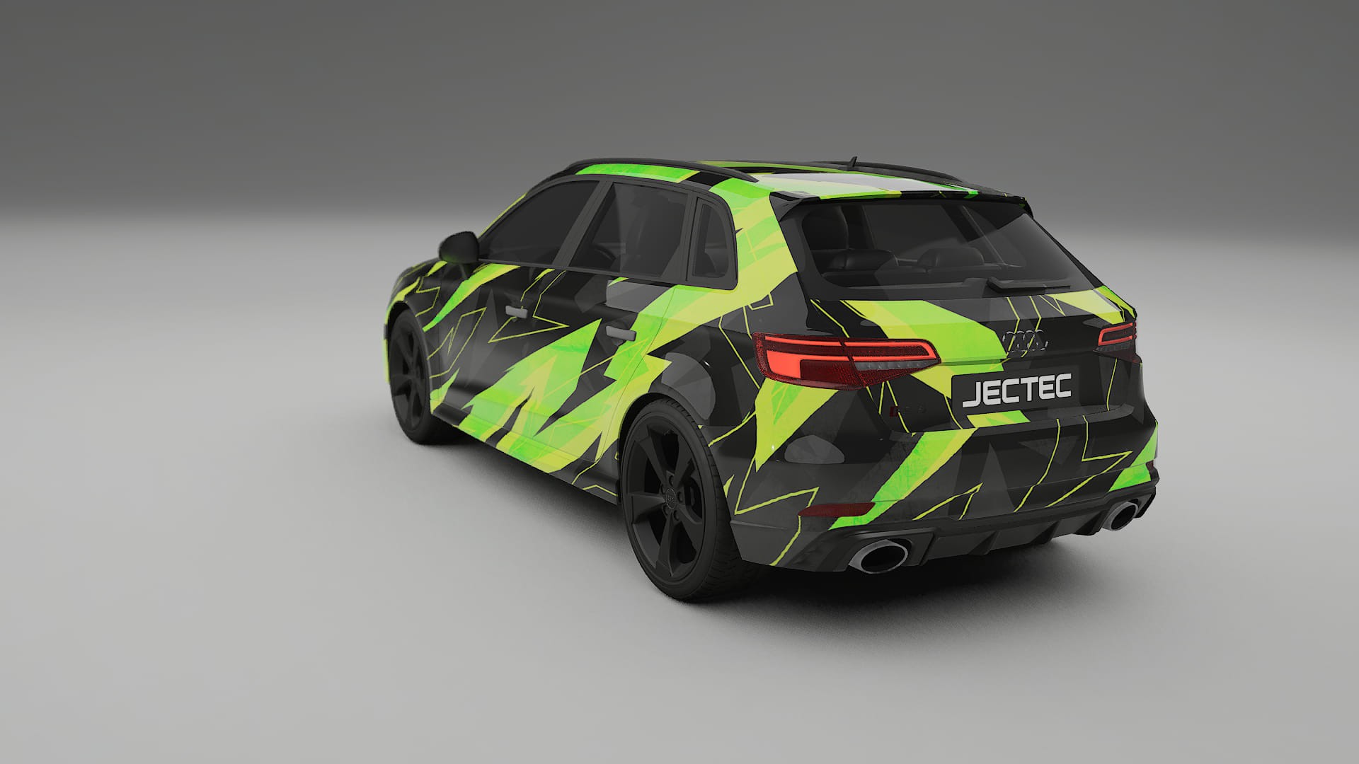 Audi RS3 Sportback 8V facelift LCI NINJA TURTLES Designed Wrap PPF Kit – Printable Polyurethane Film
