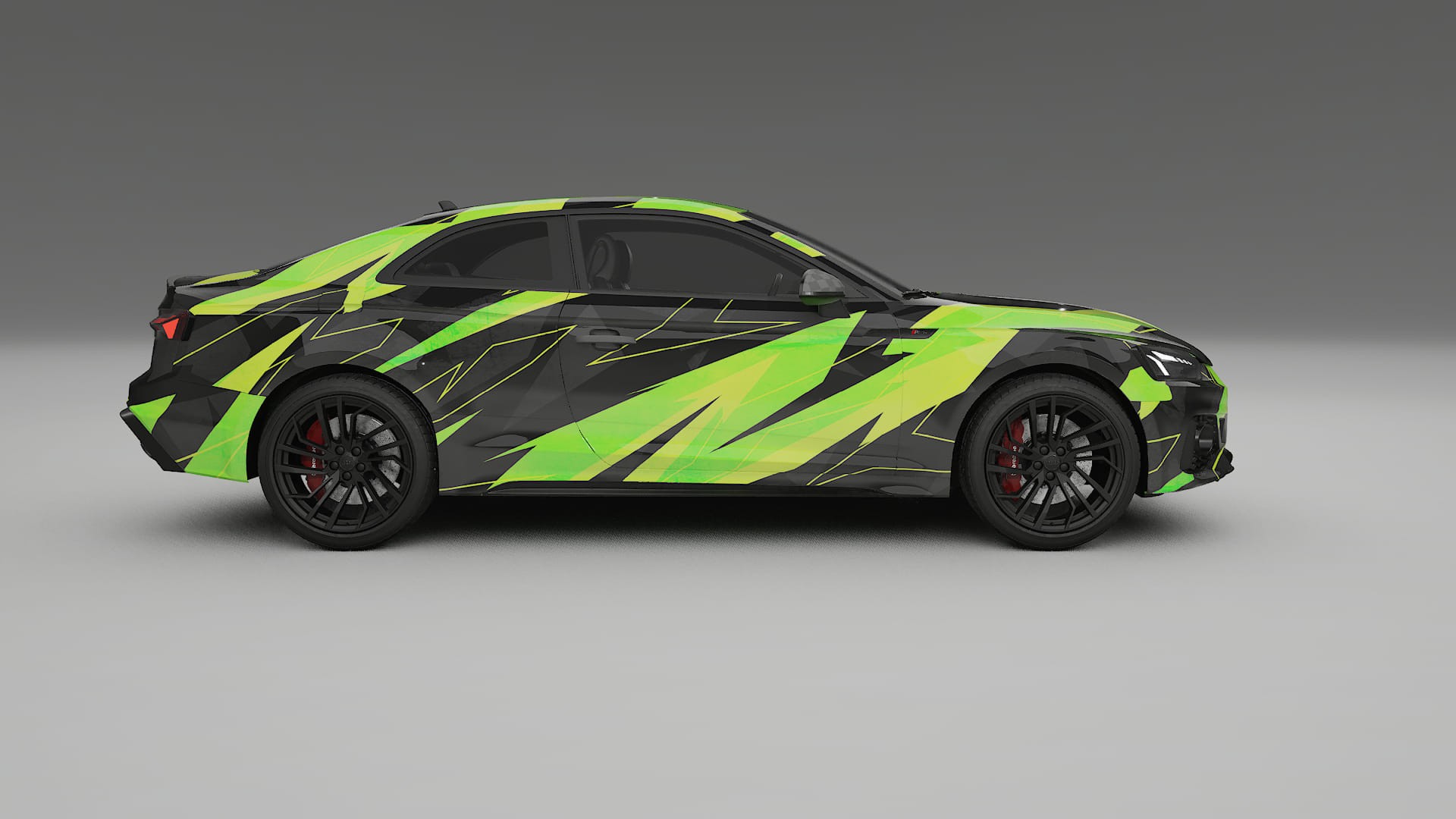 Audi RS5 Coupe B9 facelift pre-LCI NINJA TURTLES Designed Wrap PPF Kit – Printable Polyurethane Film