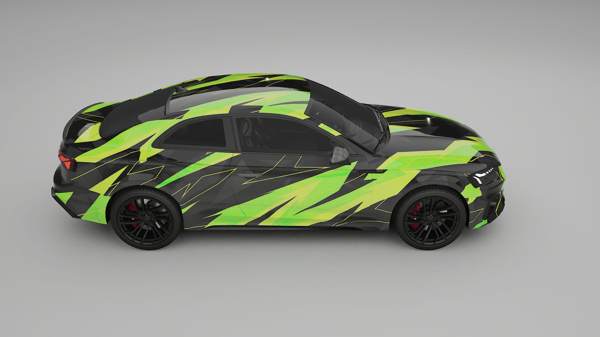 Audi RS5 Coupe B9 facelift pre-LCI NINJA TURTLES Designed Wrap PPF Kit – Printable Polyurethane Film