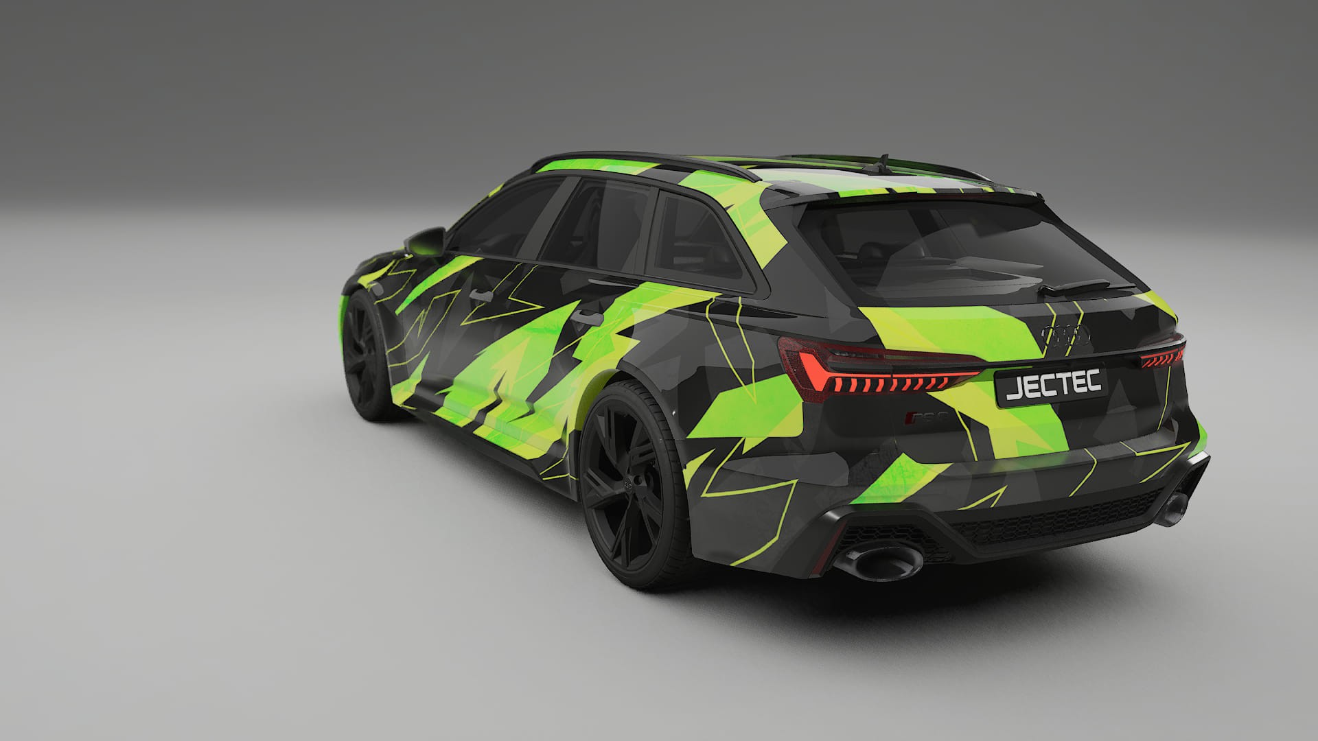 Audi RS6 Avant C8 facelift LCI NINJA TURTLES Designed Wrap PPF Kit – Printable Polyurethane Film