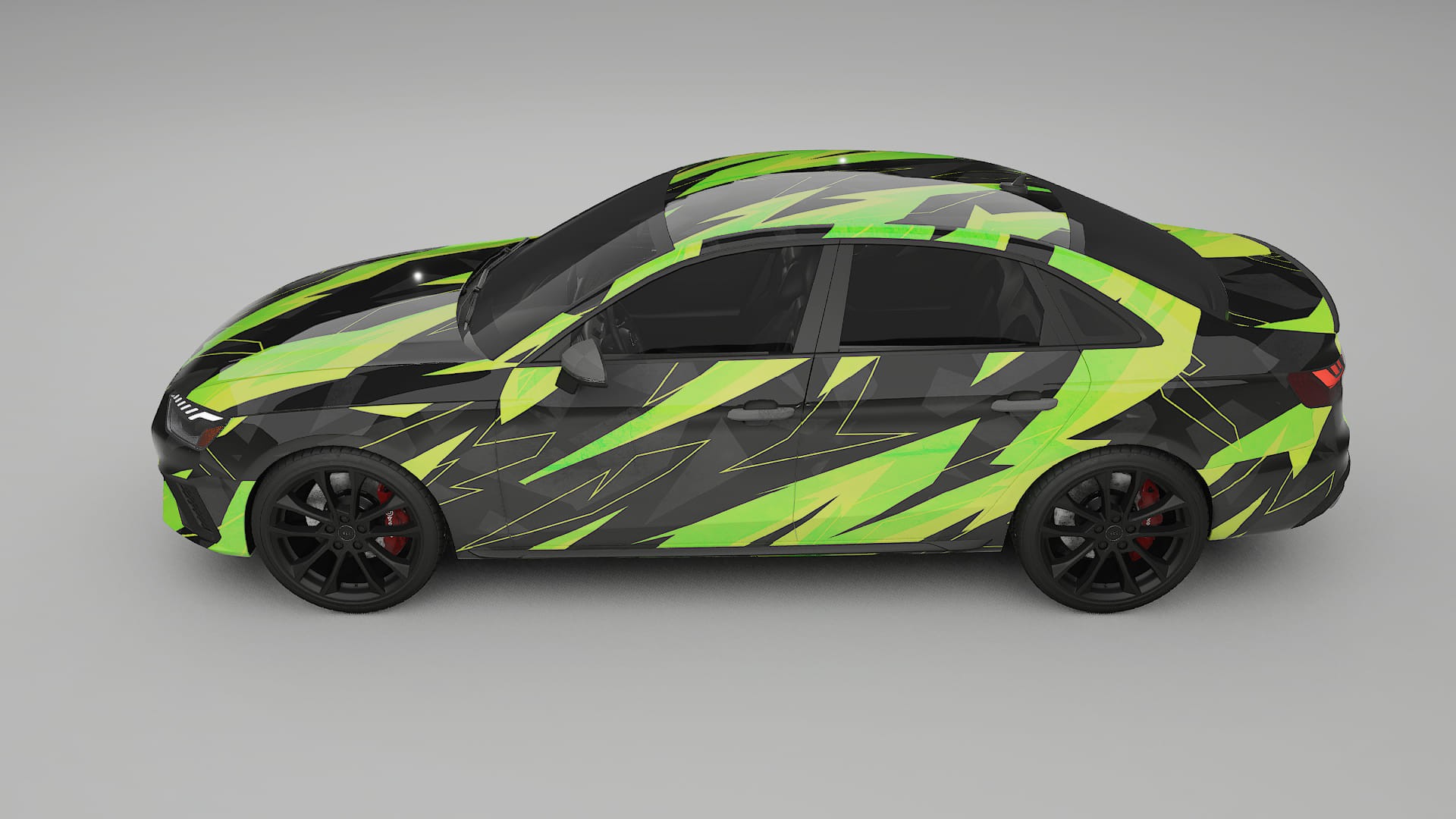 Audi S4 Sedan B9 facelift LCI NINJA TURTLES Designed Wrap PPF Kit – Printable Polyurethane Film