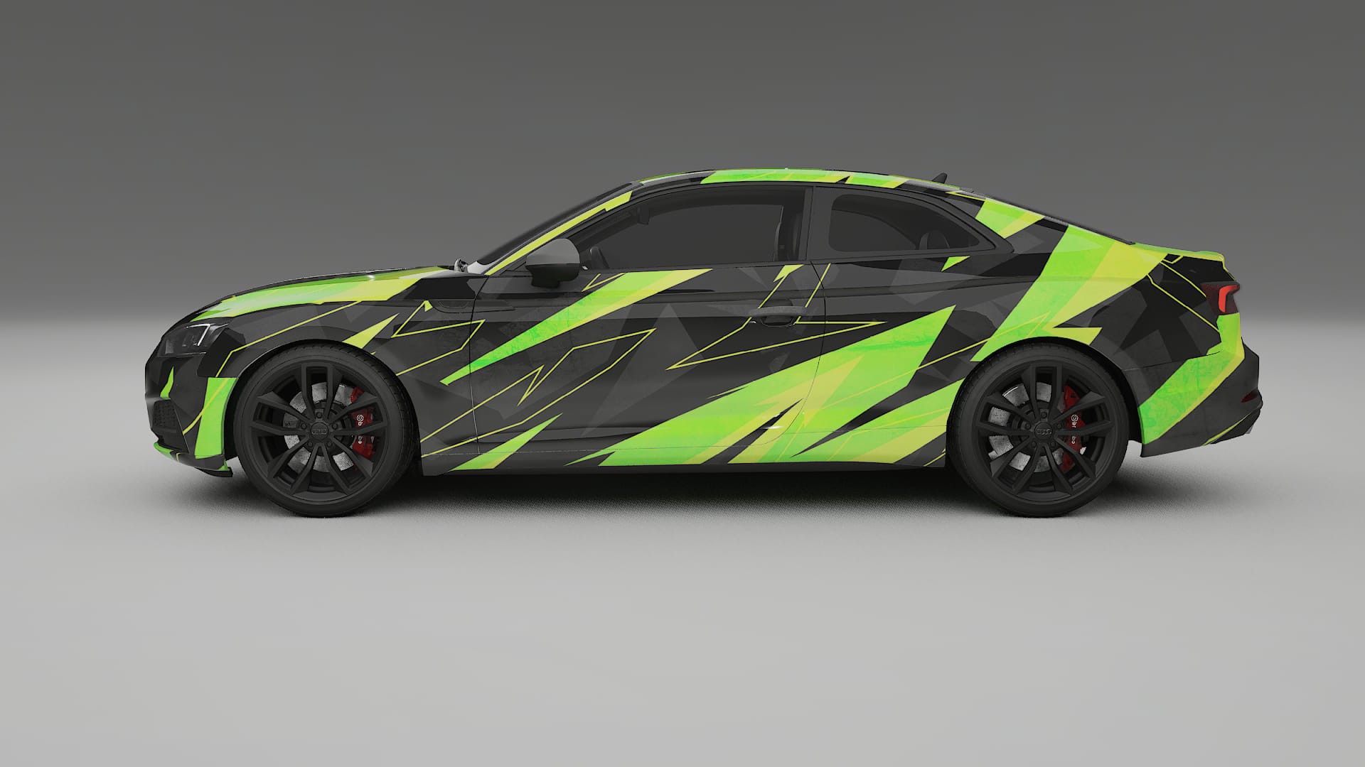 Audi S5 B9 prefacelift pre-LCI NINJA TURTLES Designed Wrap PPF Kit – Printable Polyurethane Film