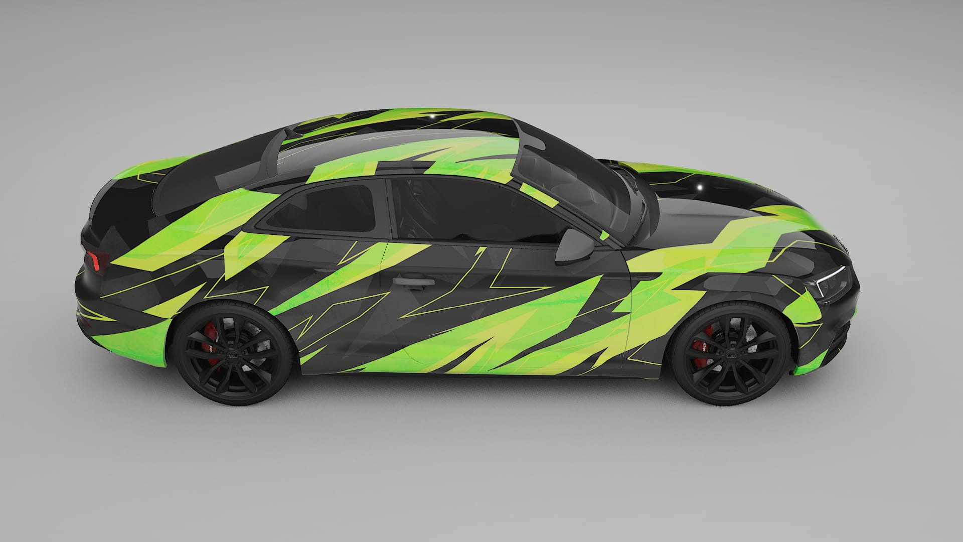 Audi S5 B9 prefacelift pre-LCI NINJA TURTLES Designed Wrap PPF Kit – Printable Polyurethane Film
