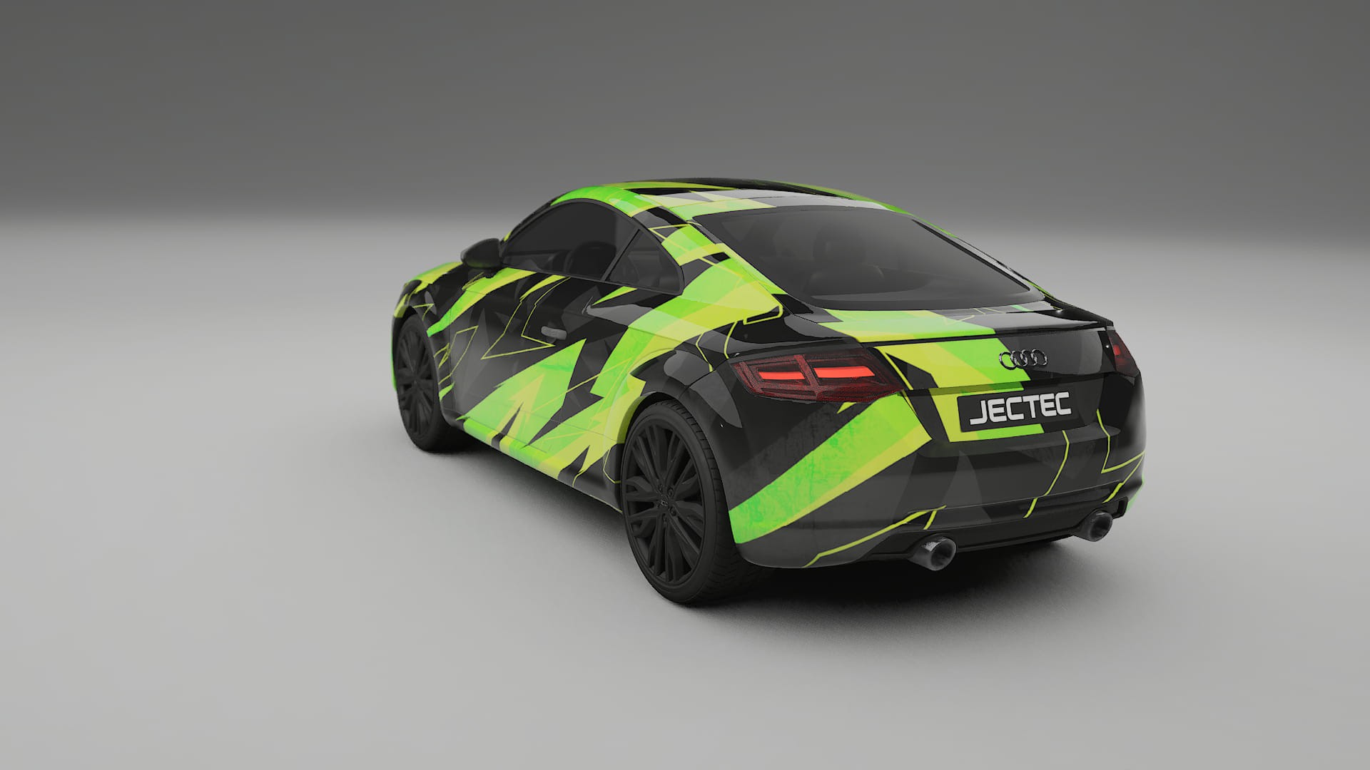 Audi TT Coupe 8S prefacelift pre-LCI NINJA TURTLES Designed Wrap PPF Kit – Printable Polyurethane Film