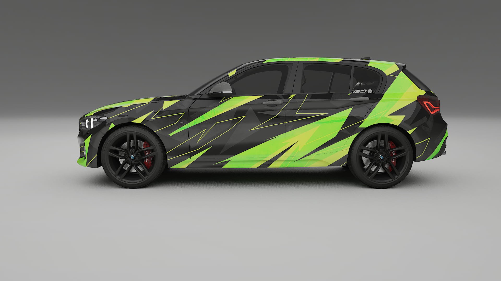 BMW 1 F20 facelift LCI NINJA TURTLES Designed Wrap PPF Kit – Printable Polyurethane Film