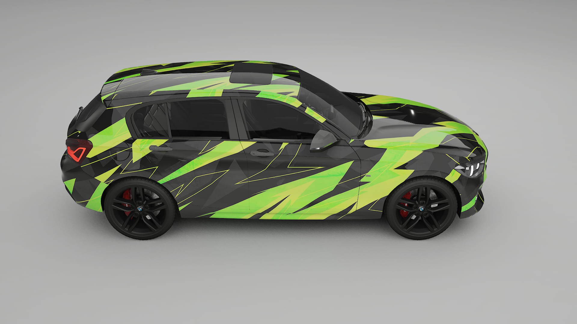 BMW 1 F20 facelift LCI NINJA TURTLES Designed Wrap PPF Kit – Printable Polyurethane Film