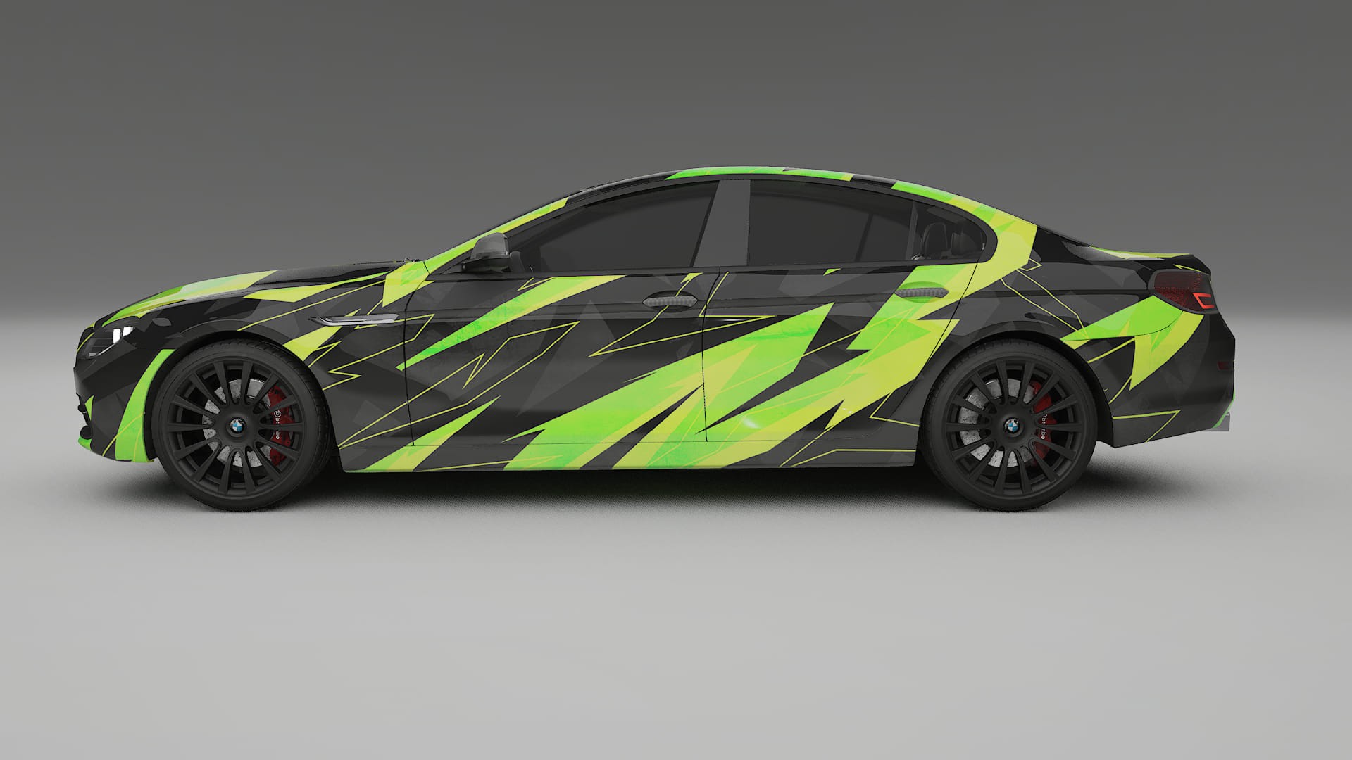 BMW 6 F06 NINJA TURTLES Designed Wrap PPF Kit – Printable Polyurethane Film