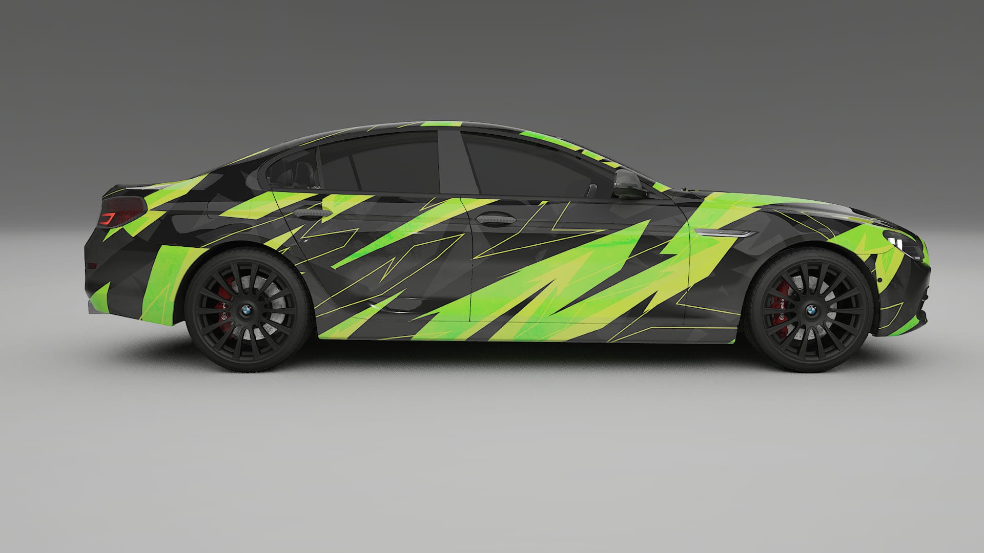 BMW 6 F06 NINJA TURTLES Designed Wrap PPF Kit – Printable Polyurethane Film