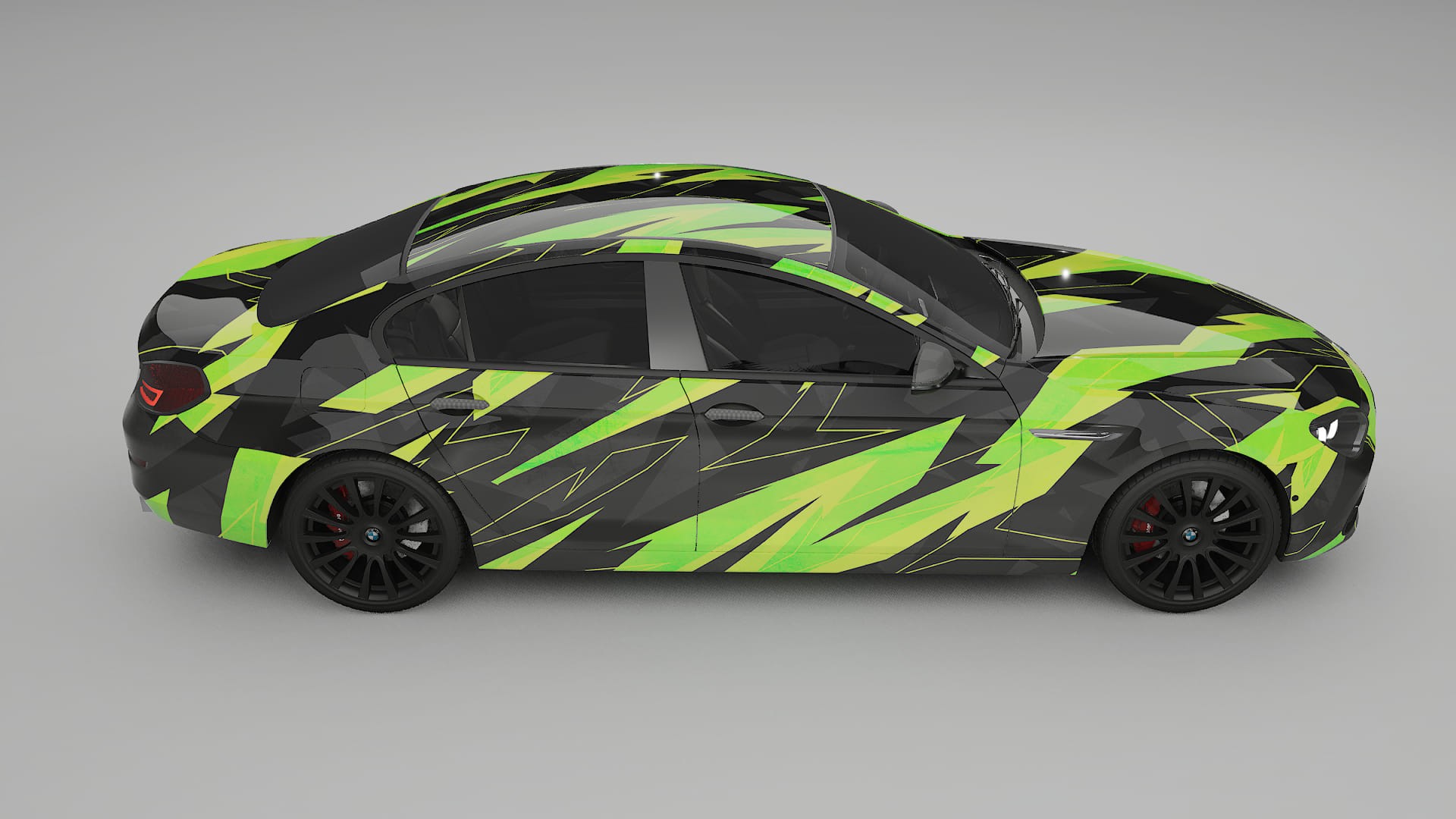 BMW 6 F06 NINJA TURTLES Designed Wrap PPF Kit – Printable Polyurethane Film
