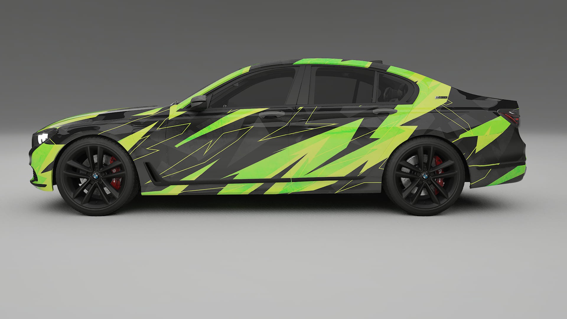 BMW 7 G11 G12 facelift LCI NINJA TURTLES Designed Wrap PPF Kit – Printable Polyurethane Film