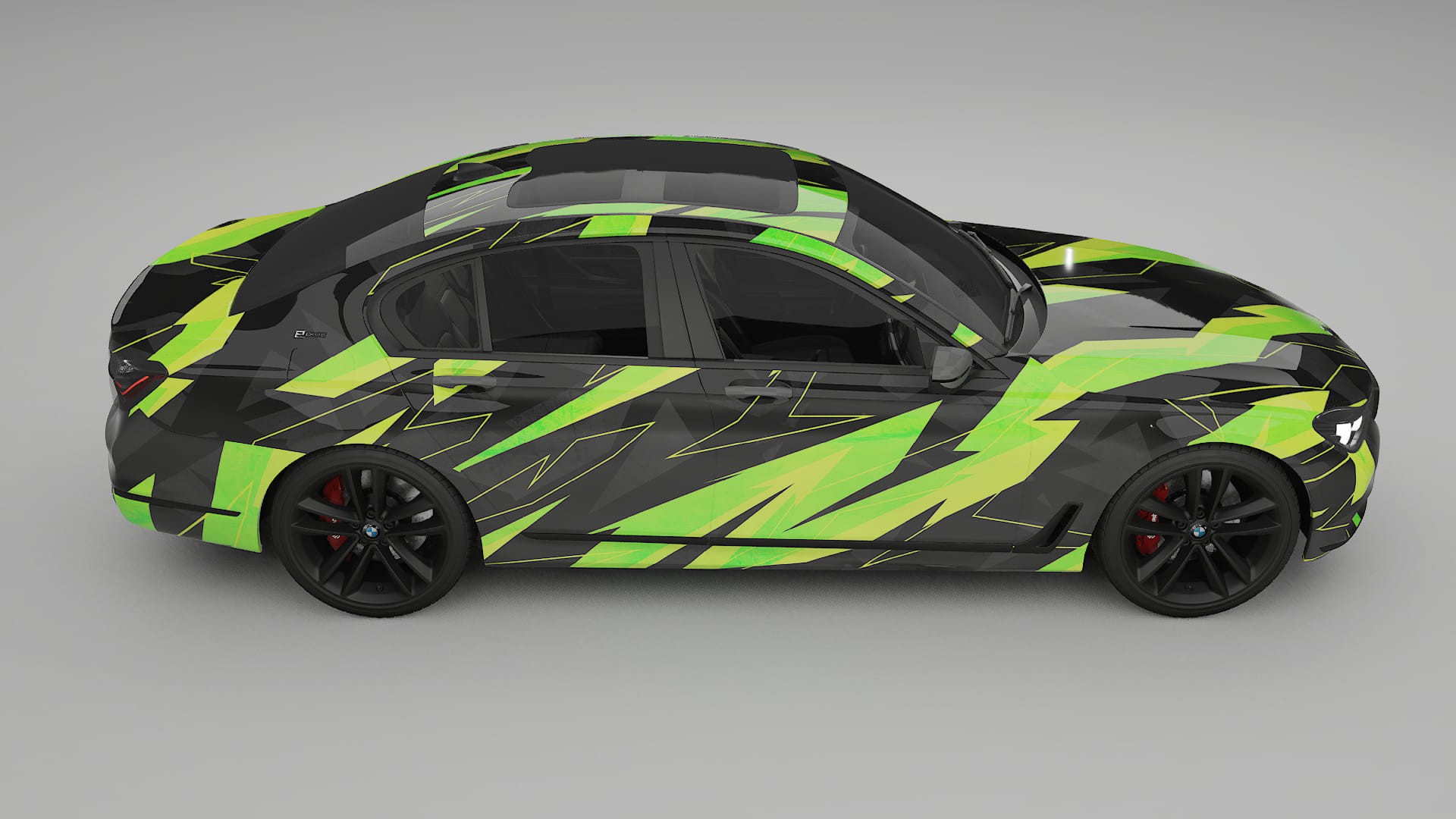 BMW 7 G11 G12 facelift LCI NINJA TURTLES Designed Wrap PPF Kit – Printable Polyurethane Film