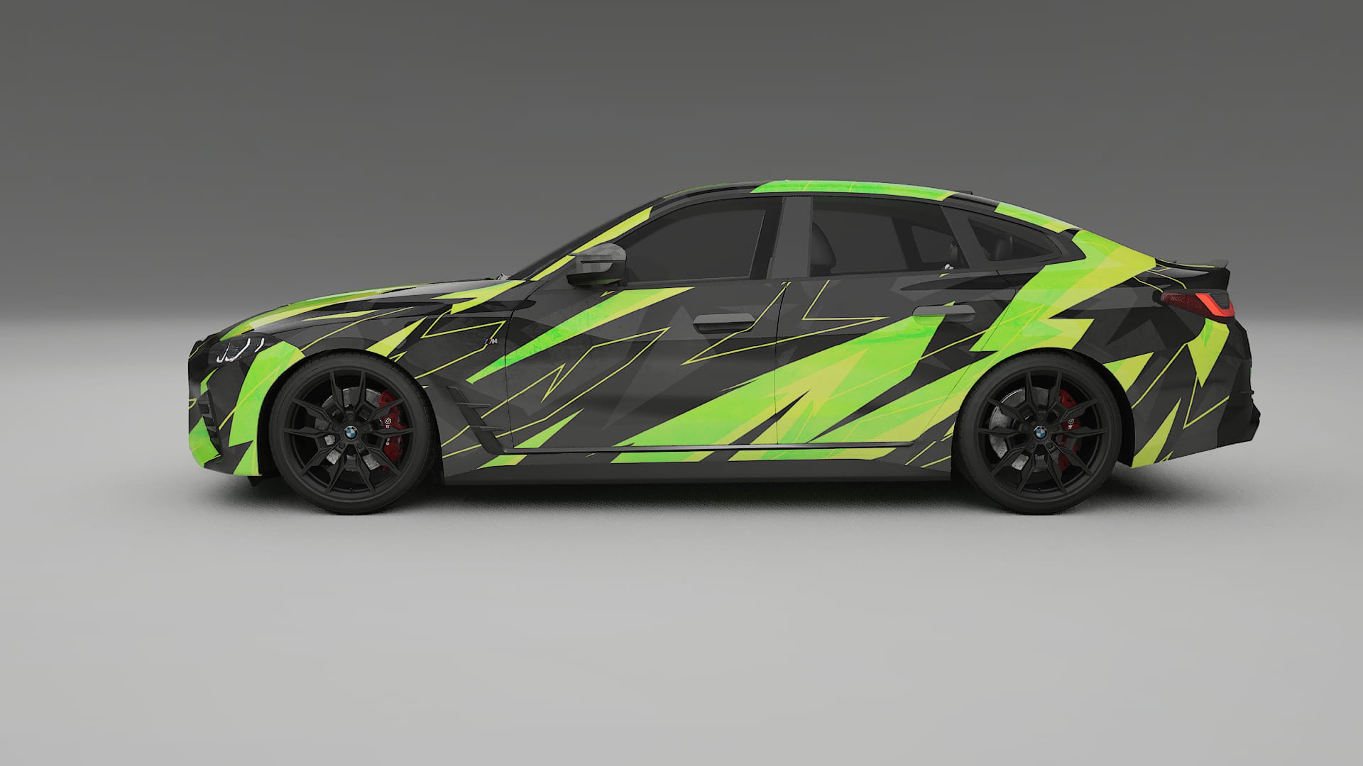 BMW I4 G26 M-Package NINJA TURTLES Designed Wrap PPF Kit – Printable Polyurethane Film