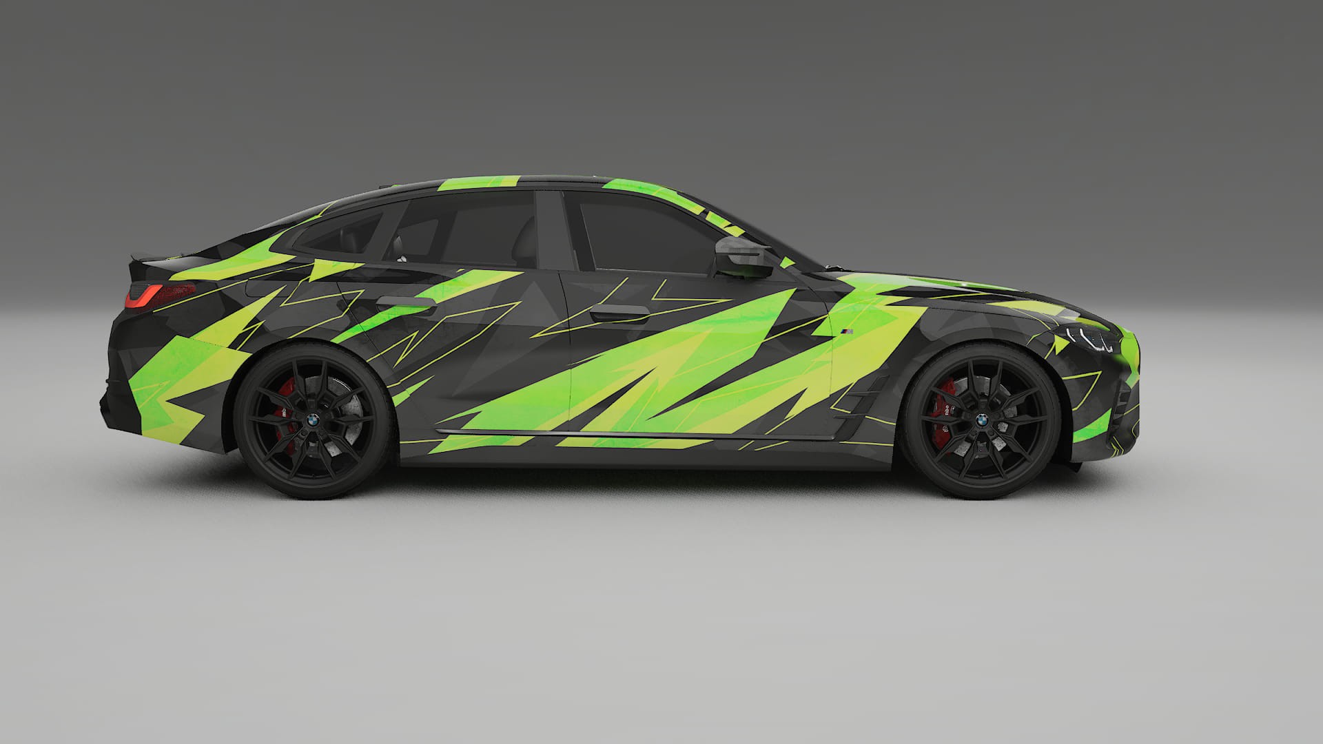 BMW I4 G26 M-Package NINJA TURTLES Designed Wrap PPF Kit – Printable Polyurethane Film