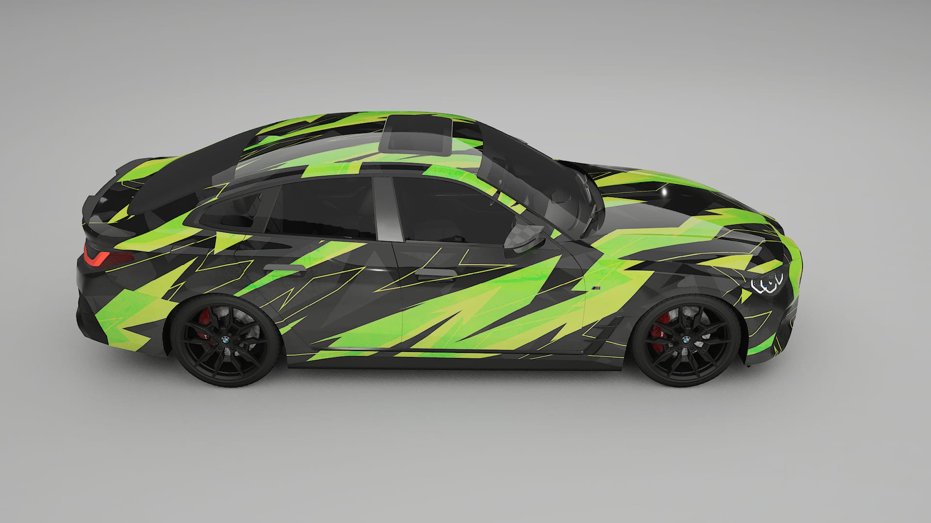 BMW I4 G26 M-Package NINJA TURTLES Designed Wrap PPF Kit – Printable Polyurethane Film
