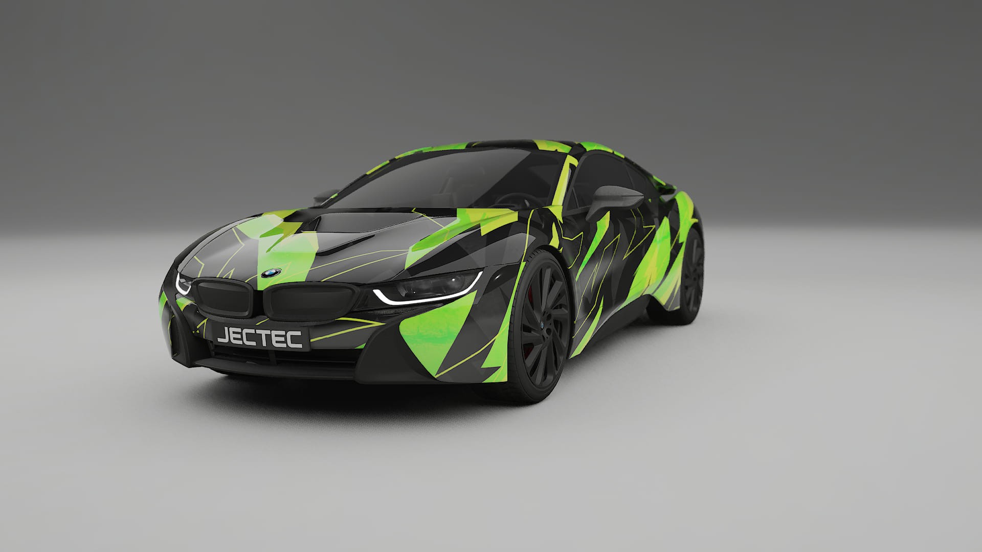 BMW I8 I12 NINJA TURTLES Designed Wrap PPF Kit – Printable Polyurethane Film