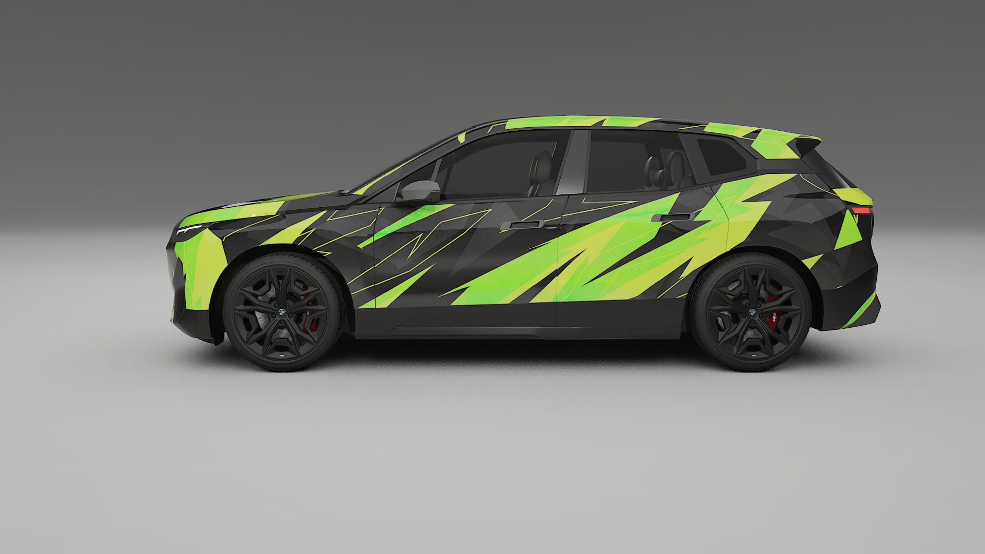 BMW iX M60 NINJA TURTLES Designed Wrap PPF Kit – Printable Polyurethane Film