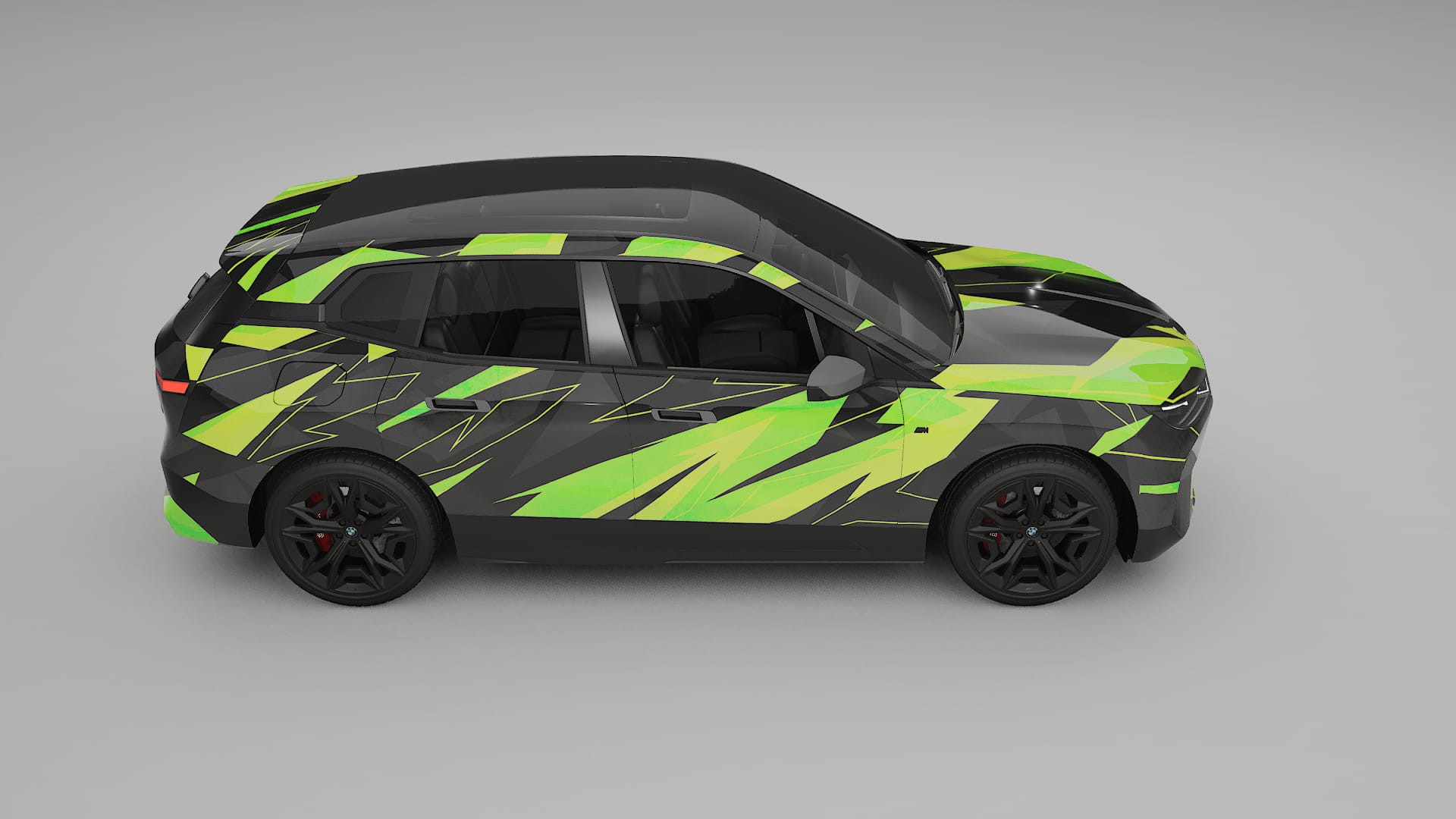 BMW iX M60 NINJA TURTLES Designed Wrap PPF Kit – Printable Polyurethane Film