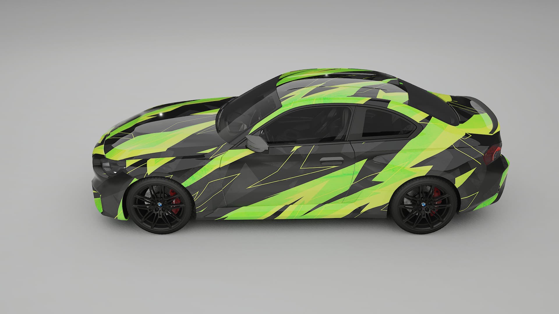 BMW M2 G87 NINJA TURTLES Designed Wrap PPF Kit – Printable Polyurethane Film