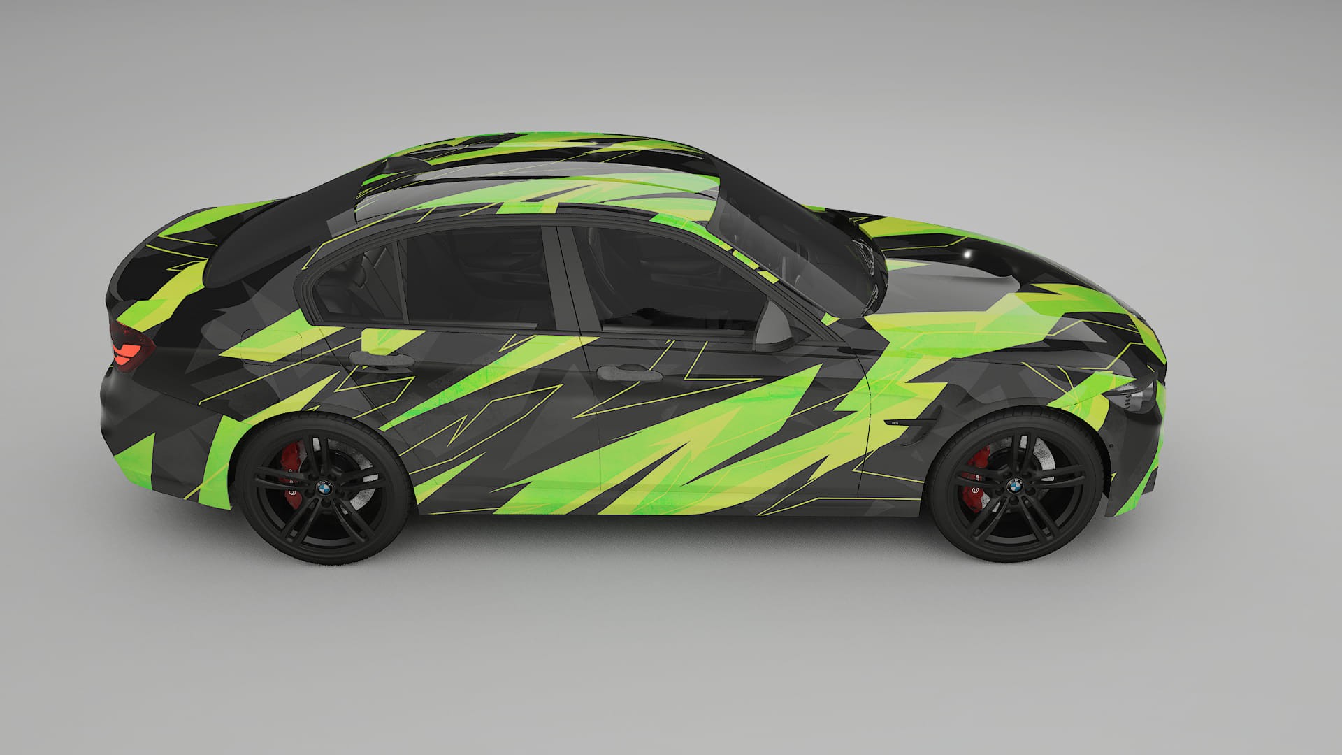 BMW M3 F80 NINJA TURTLES Designed Wrap PPF Kit – Printable Polyurethane Film