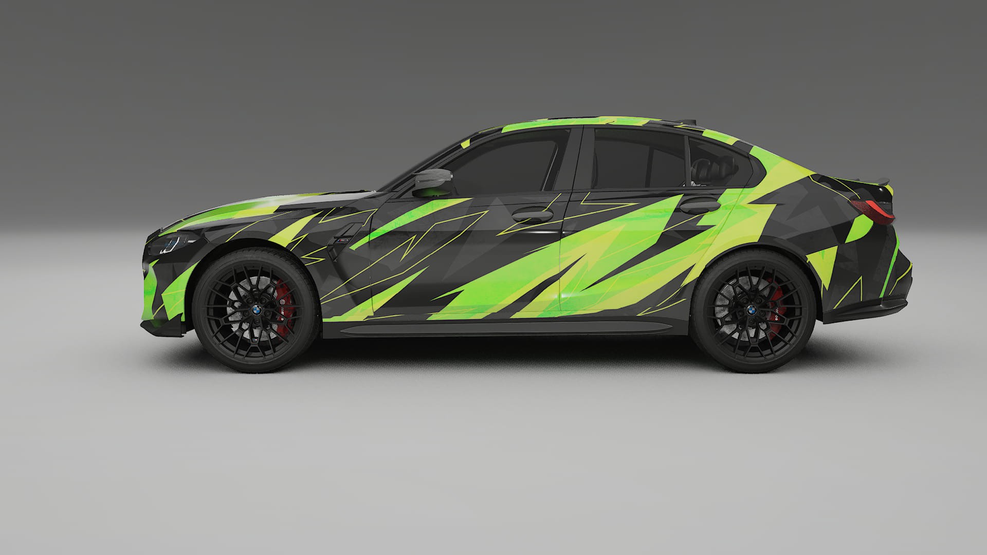 BMW M3 G80 Competition CS NINJA TURTLES Designed Wrap PPF Kit – Printable Polyurethane Film