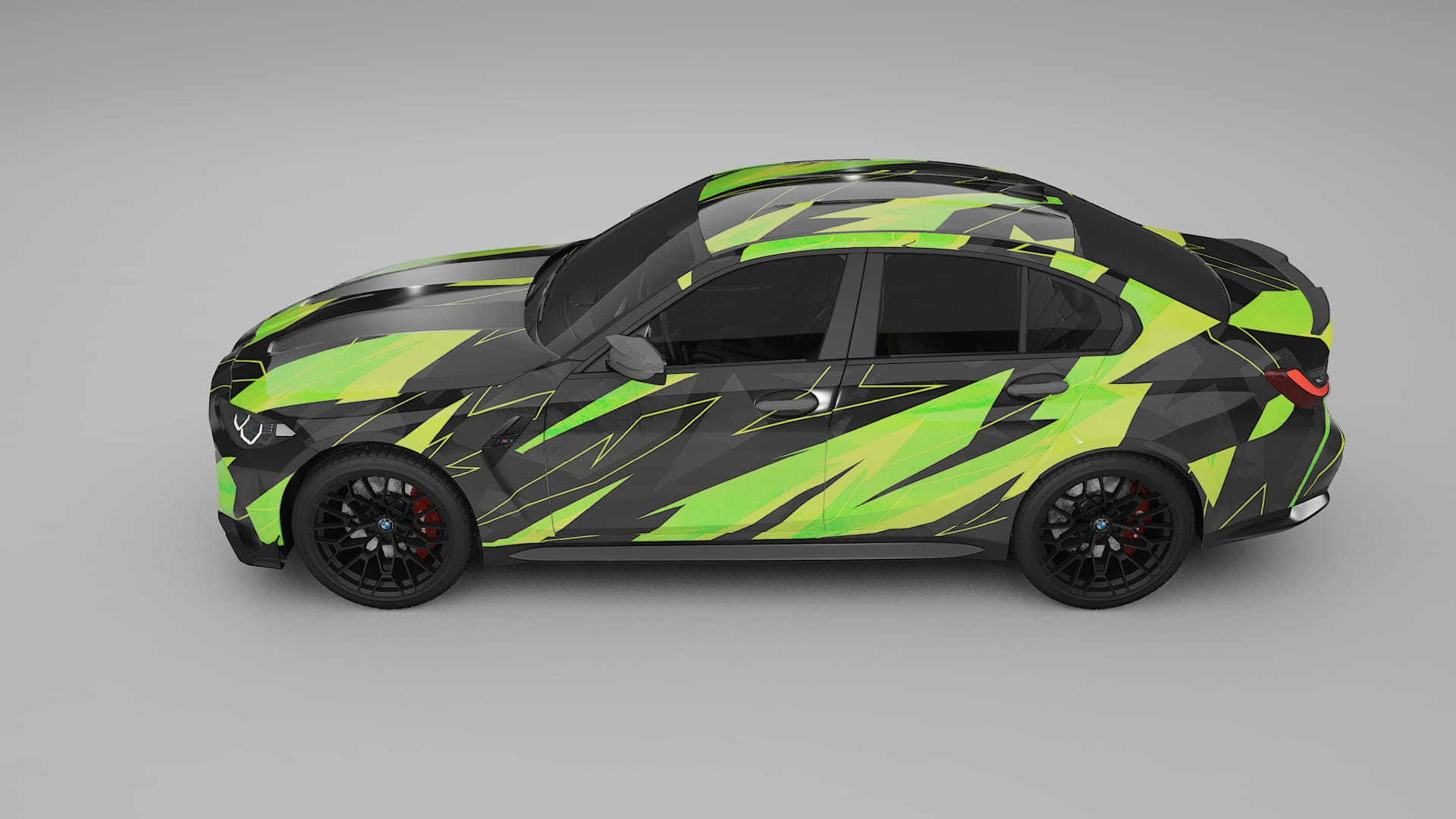 BMW M3 G80 Competition CS NINJA TURTLES Designed Wrap PPF Kit – Printable Polyurethane Film